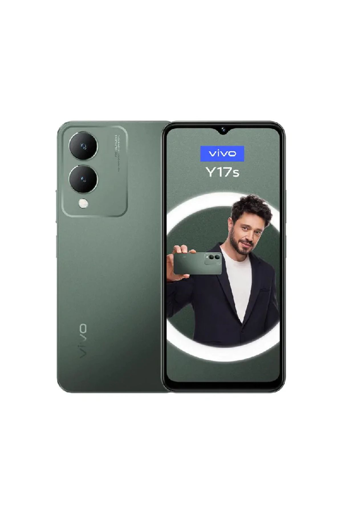 vivo YENİLENMİŞ VIVO Y17S 128GB YEŞİL CEP TELEFONU (12 AY GARANTİLİ) - A KALİTE