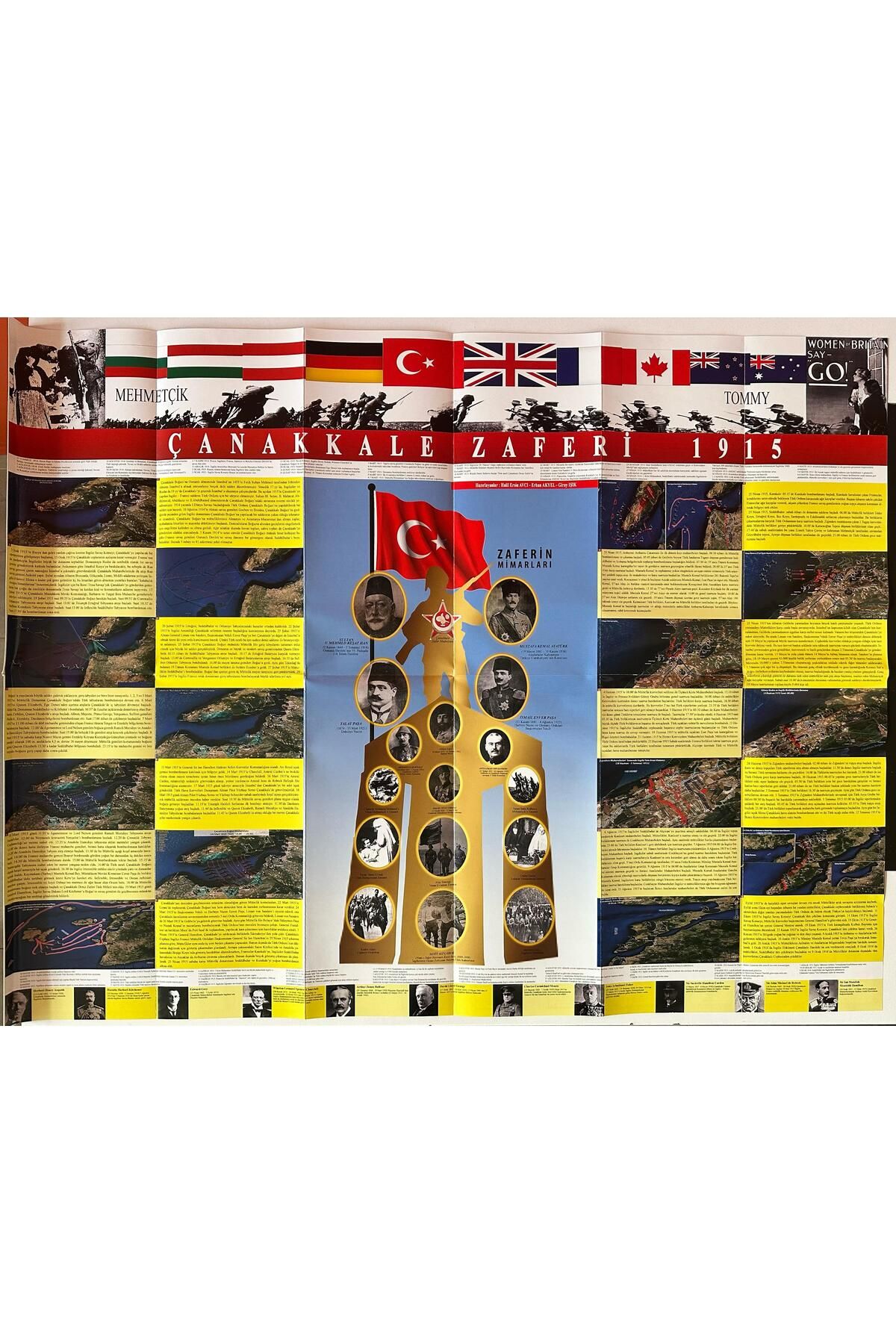 Enso Kitap-Canakkale Saga Map at a Glance 60X100 (Map Size Double Sided Coated) 5