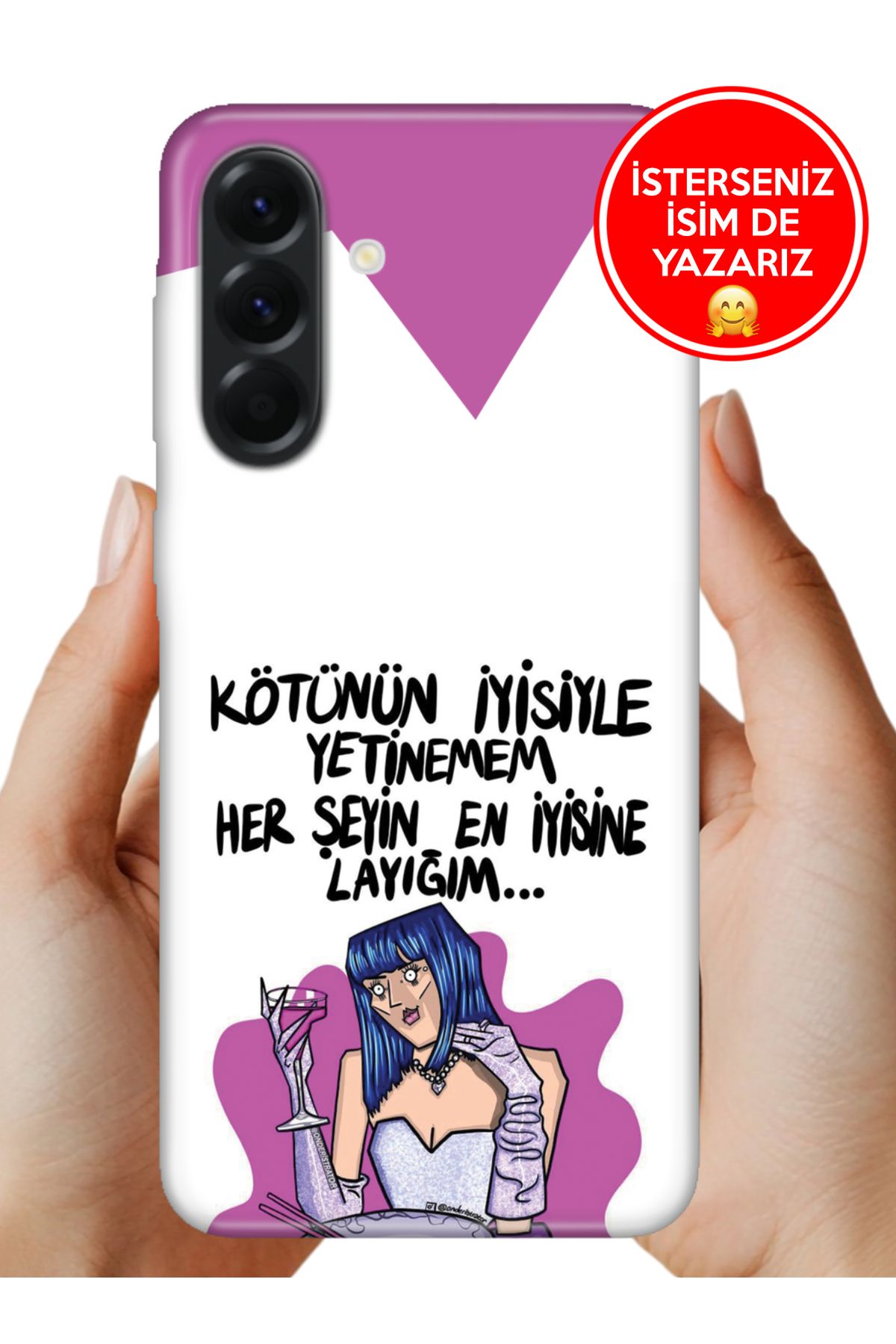 Cekuonline Galaxy A36 Kılıf Kamera Korumalı Full Desen Arka Silikon Kötünün İyisi