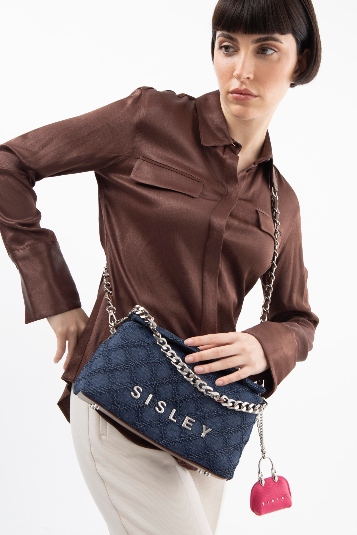WOMEN'S CROSSBODY BAG NAVY SLY082