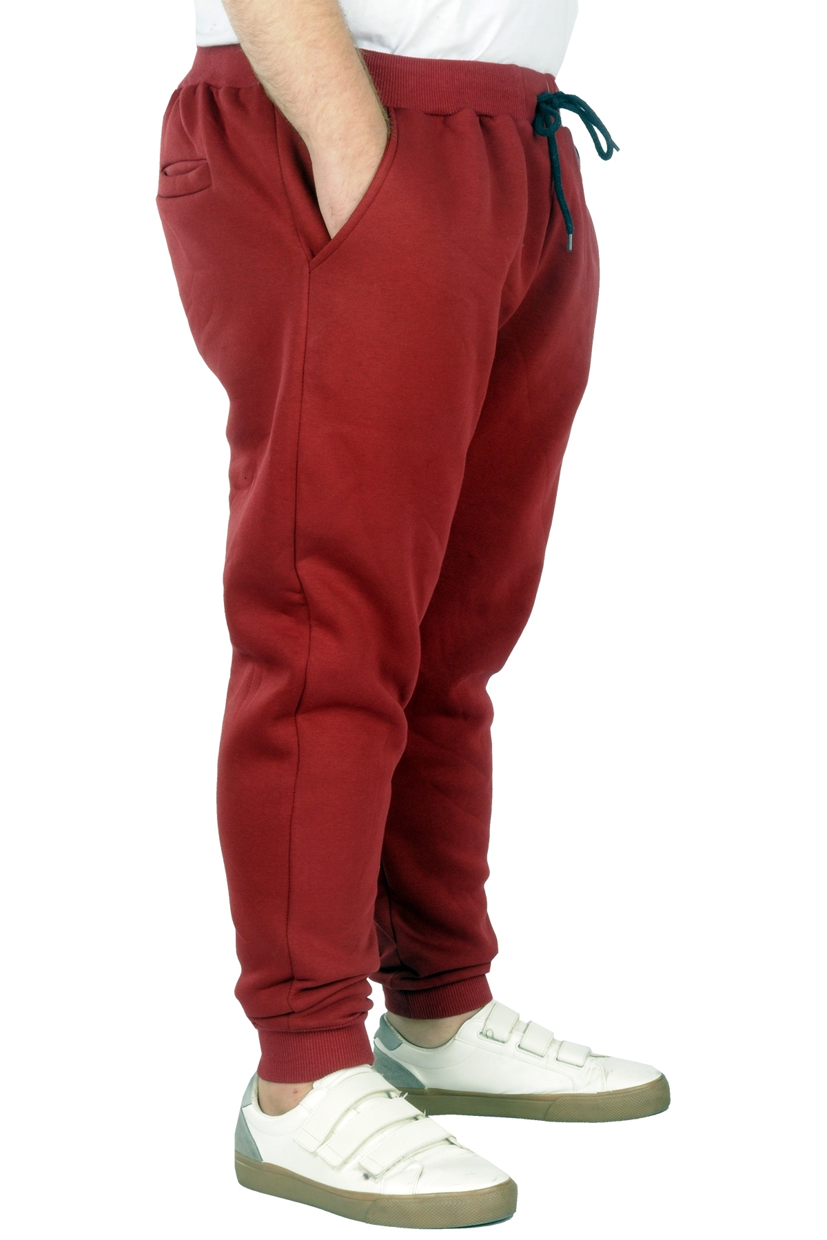 ModeXL Mode XL Büyük Beden Erkek Esofman Altı 3ip 20583 Bordo görsel 2