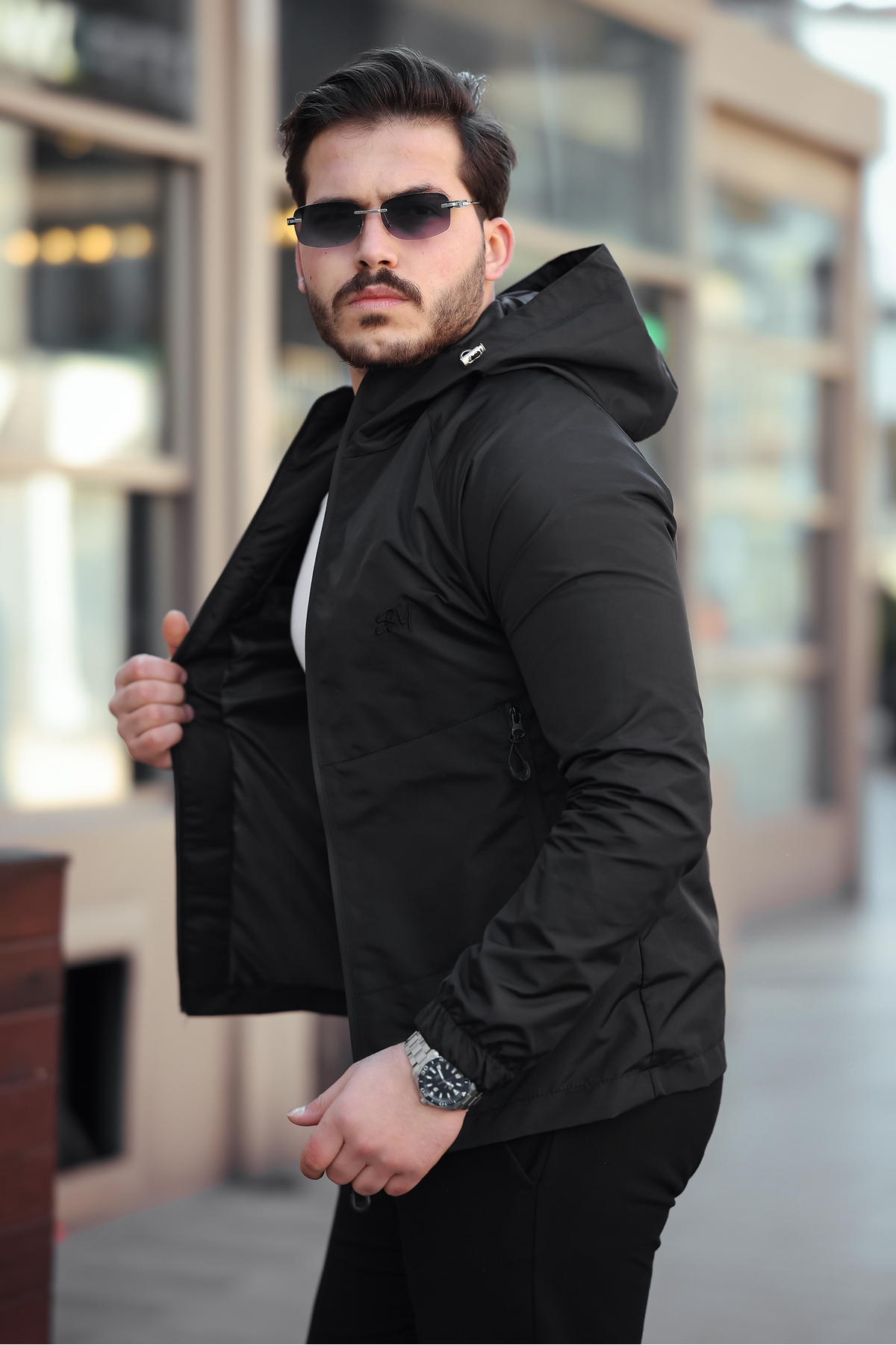 S&M CLOTHİNG  YENİ SEZON SU &RÜZGAR GEÇİRMEZ YAĞMURLUK MEVSİMLİK CEKET - Görsel 2