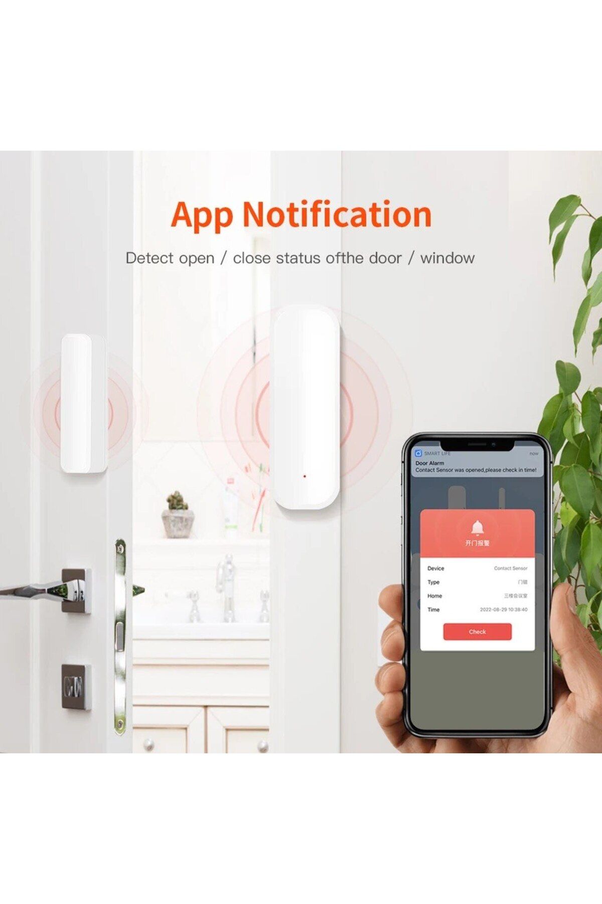 Choice-Onenuo Tuya Wifi Door Window Sensor Smart Life Control Wifi Door Sensor Contact Sensor Magnetic S... 4