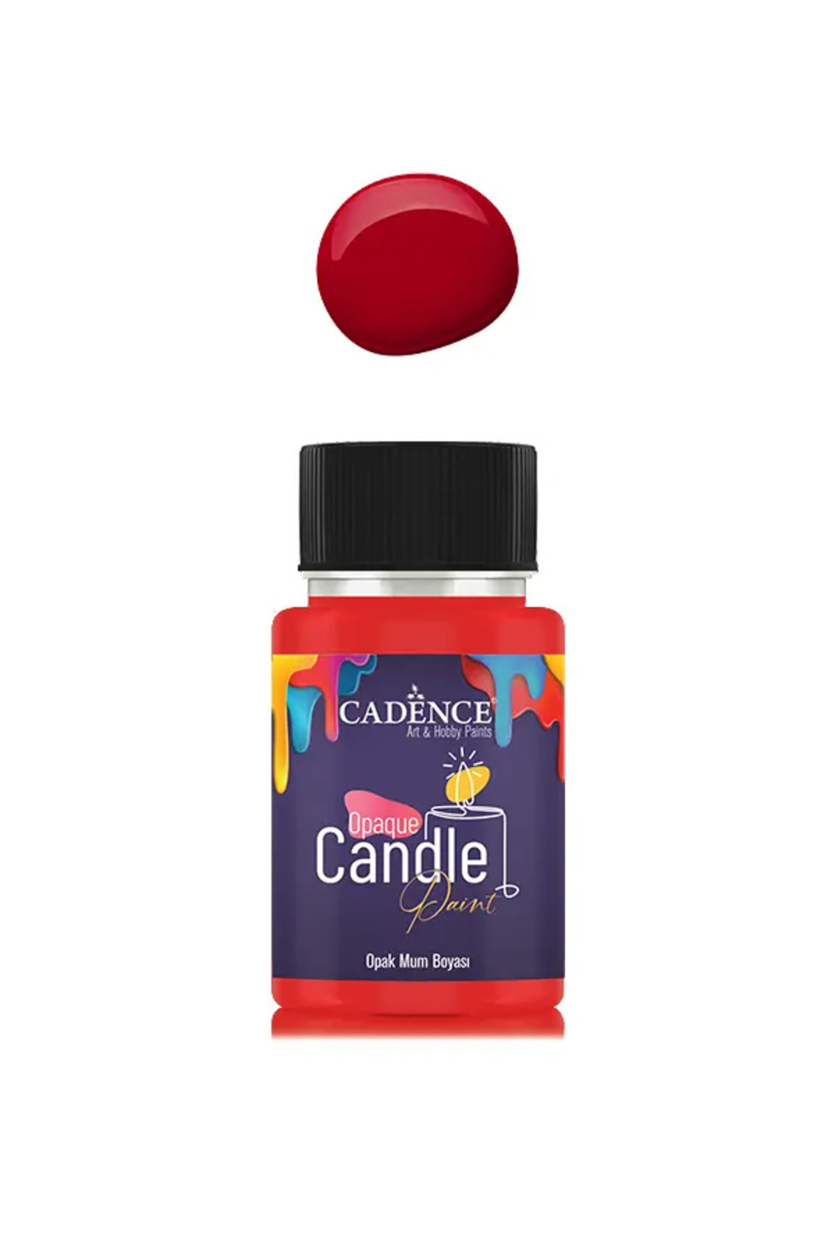 Cadence Boya CDL11 Kırmızı Opak Mum Boyası 50ML