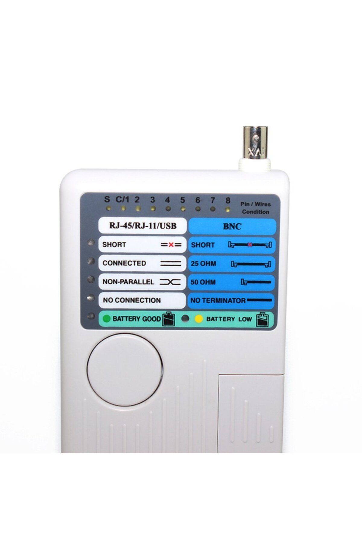 Ninth World-جهاز اختبار كابل الشبكة 4 في 1 متعدد الوظائف احترافي Rj45/rj11/usb/bnc كابل شبكة محلية Cat5 Cat6 سلكي... 5