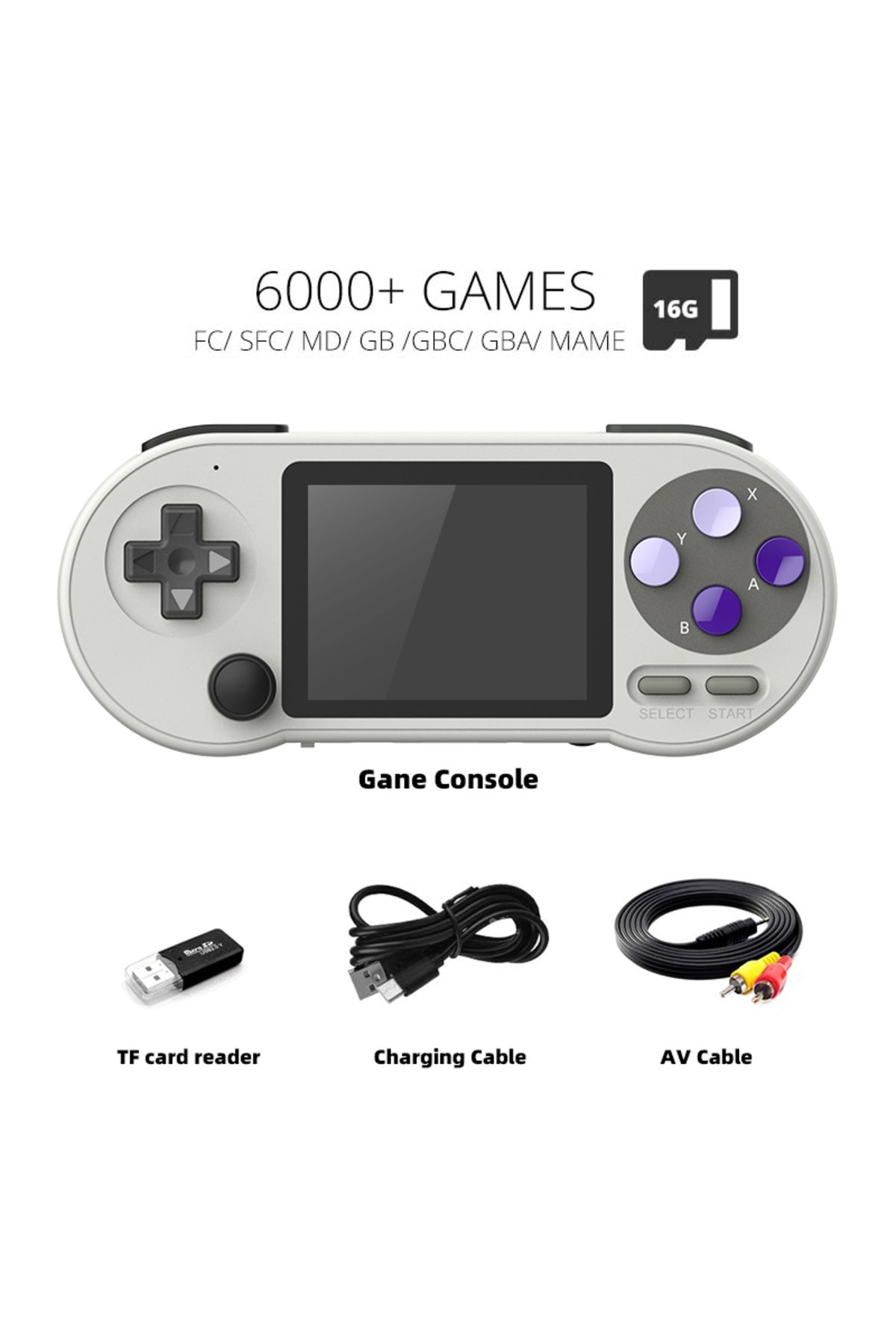 Choice-Only Game Console Data Frog Sf2000 Portable Handheld Game Console 3 Inch Ips Retro Game Consoles Bui 1