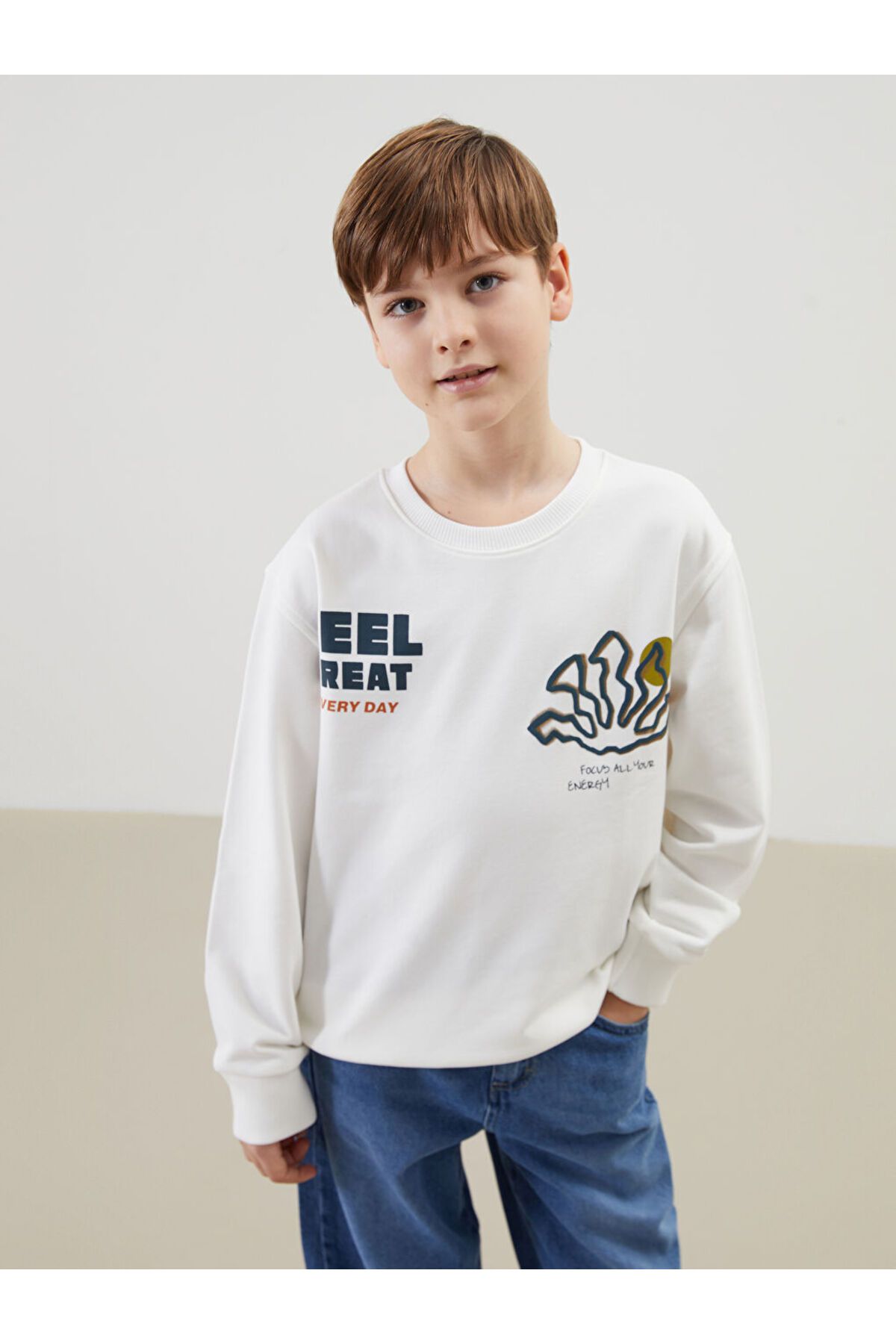 LC Waikiki Hanorac Pentru Băiat Cu Gât Masculin - 10–11 years