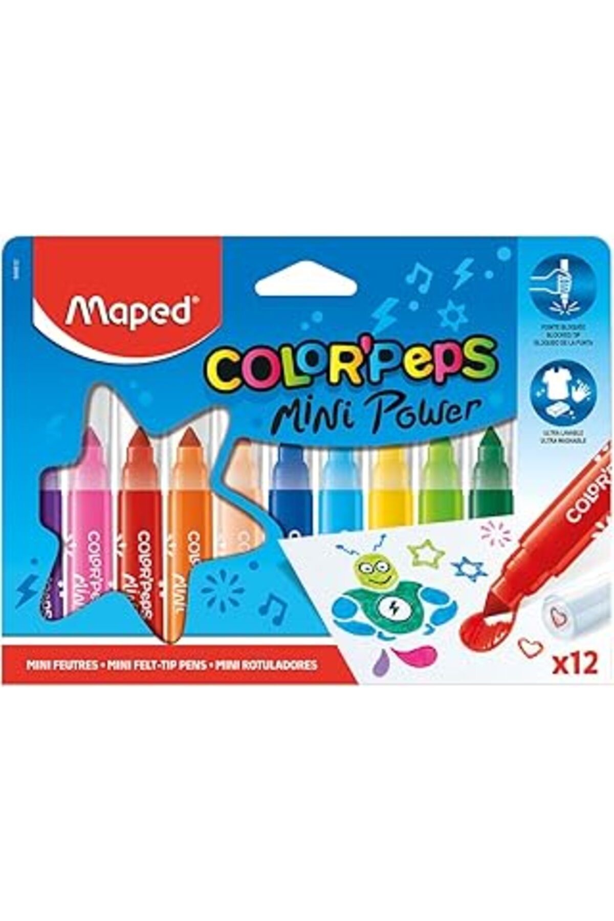 NETWORK ART Maped OFfis ve Kırtasiye 846612 Mini Jumbo Keçeli Kalem