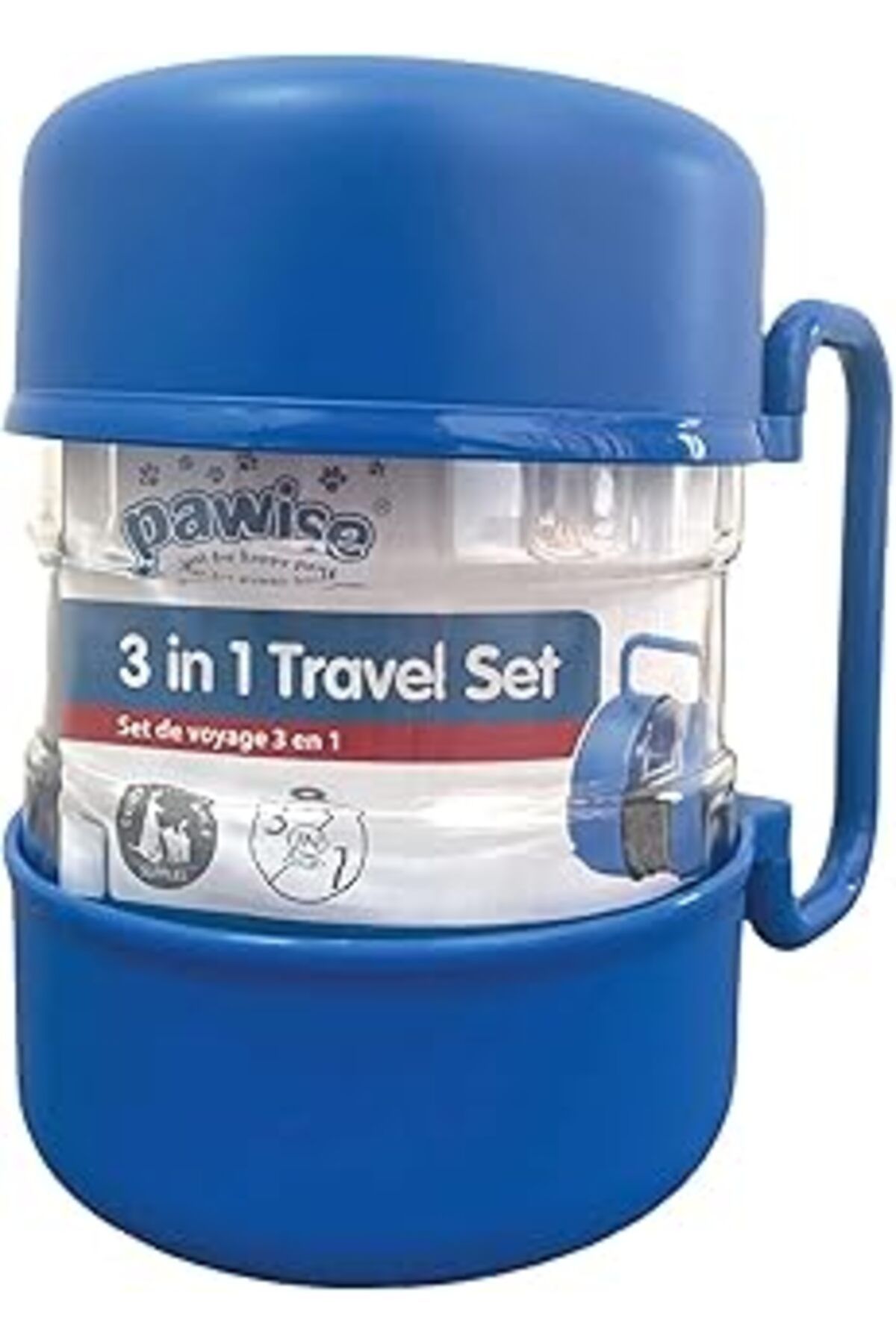 Pazarcan Pawise 3 In 1 Seyahat Seti 12,5X12,5X17 Cm
