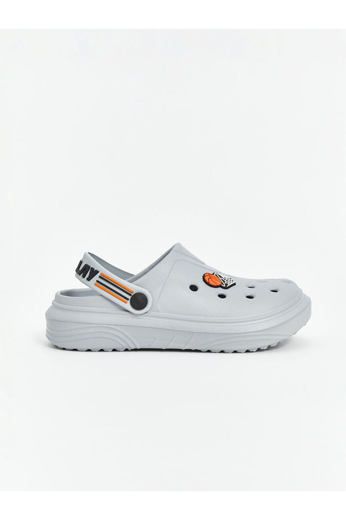 LC Waikiki-Lcw Steps Gray Printed Boys' Beach Sandals 2