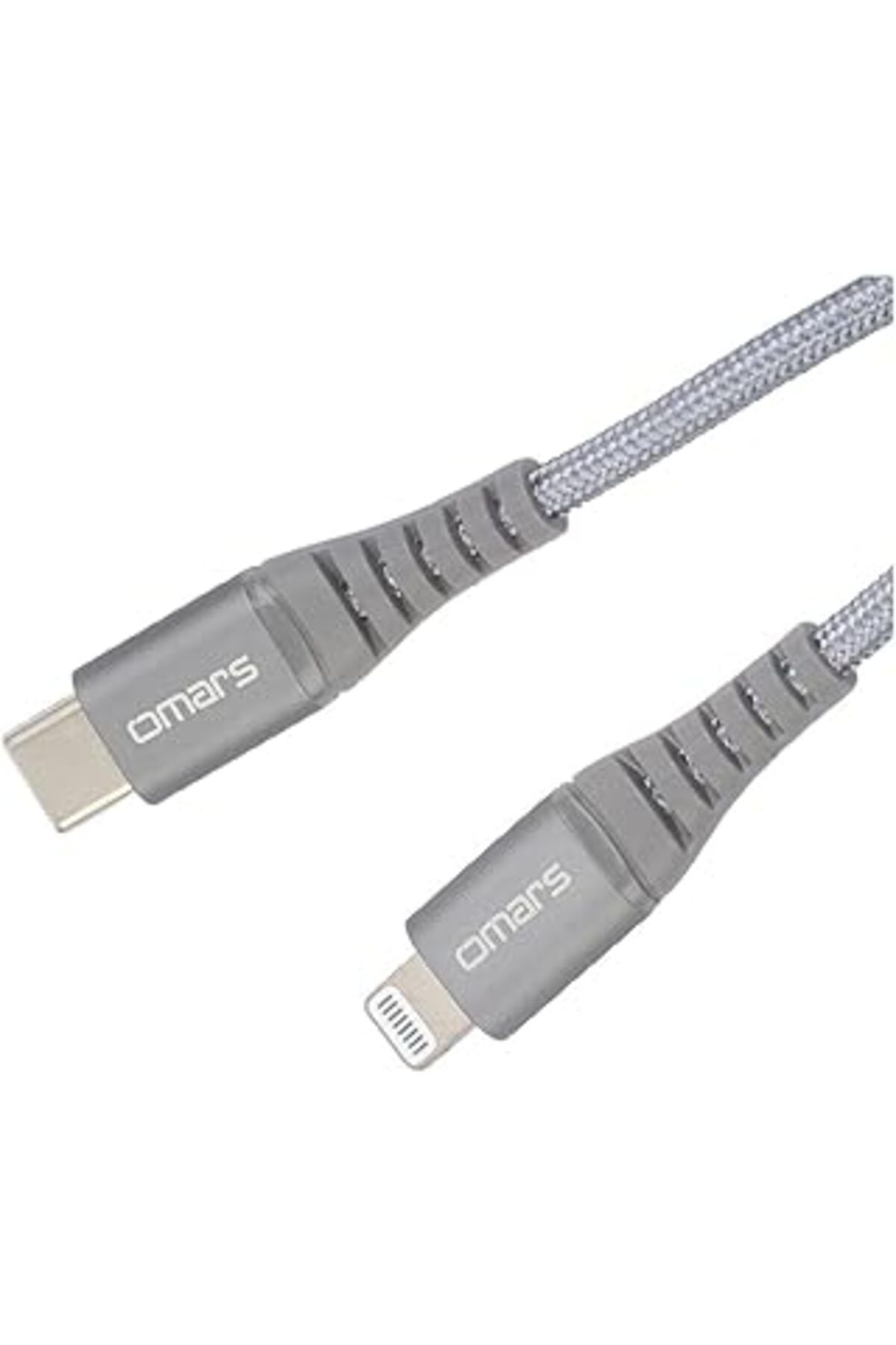 Karachil Omars Iphone Type-C To Lightning Örgülü Hızlı Şarj Ve Data Kablosu 1 Metre Gri