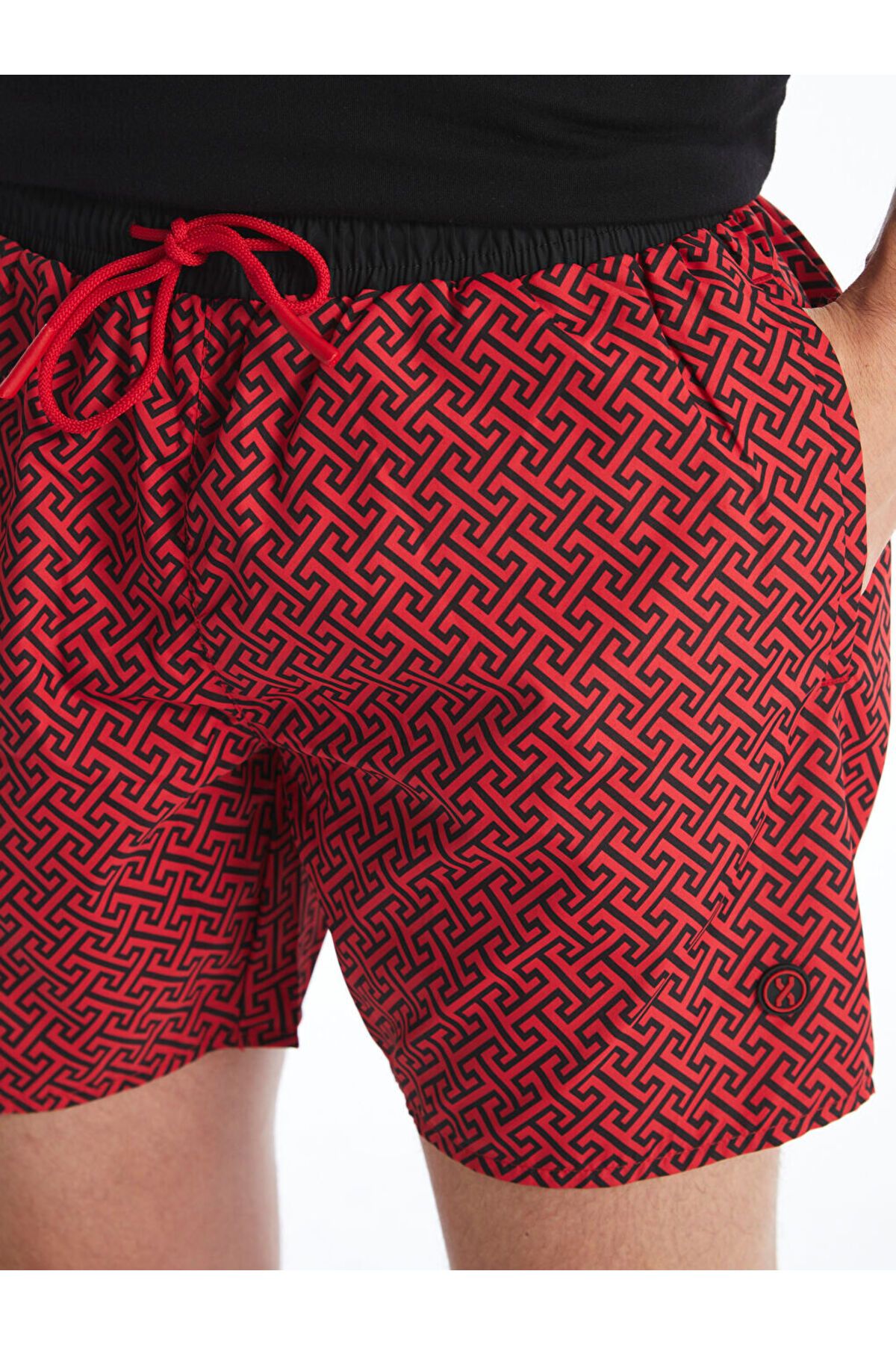LC Waikiki-LCW Short Length Patterned Men's Swim Shorts 3