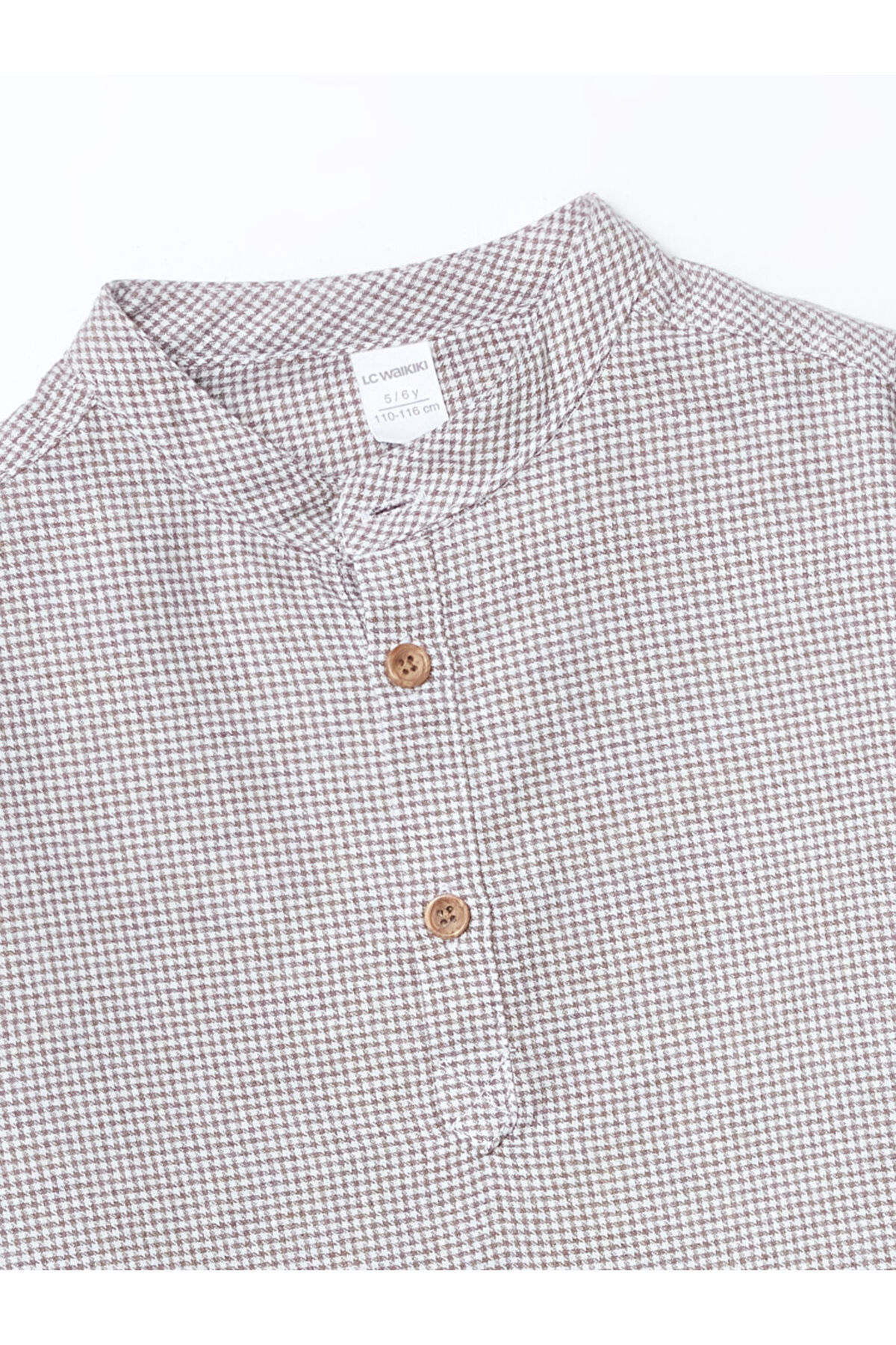 LC Waikiki Bej Hakim Yaka Erkek Bebek Gömlek fotoğrafı 2 (önizleme)