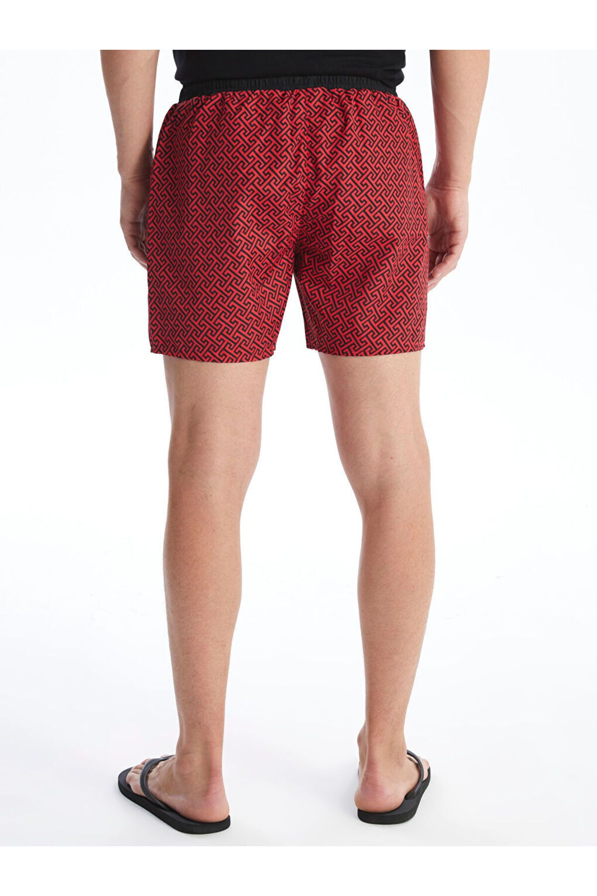 LC Waikiki-LCW Short Length Patterned Men's Swim Shorts 5