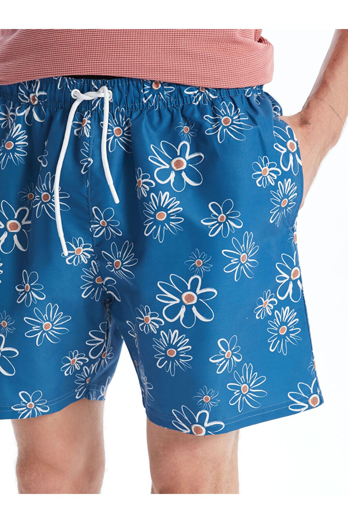 LC Waikiki-LCW Short Length Patterned Men's Swim Shorts 3