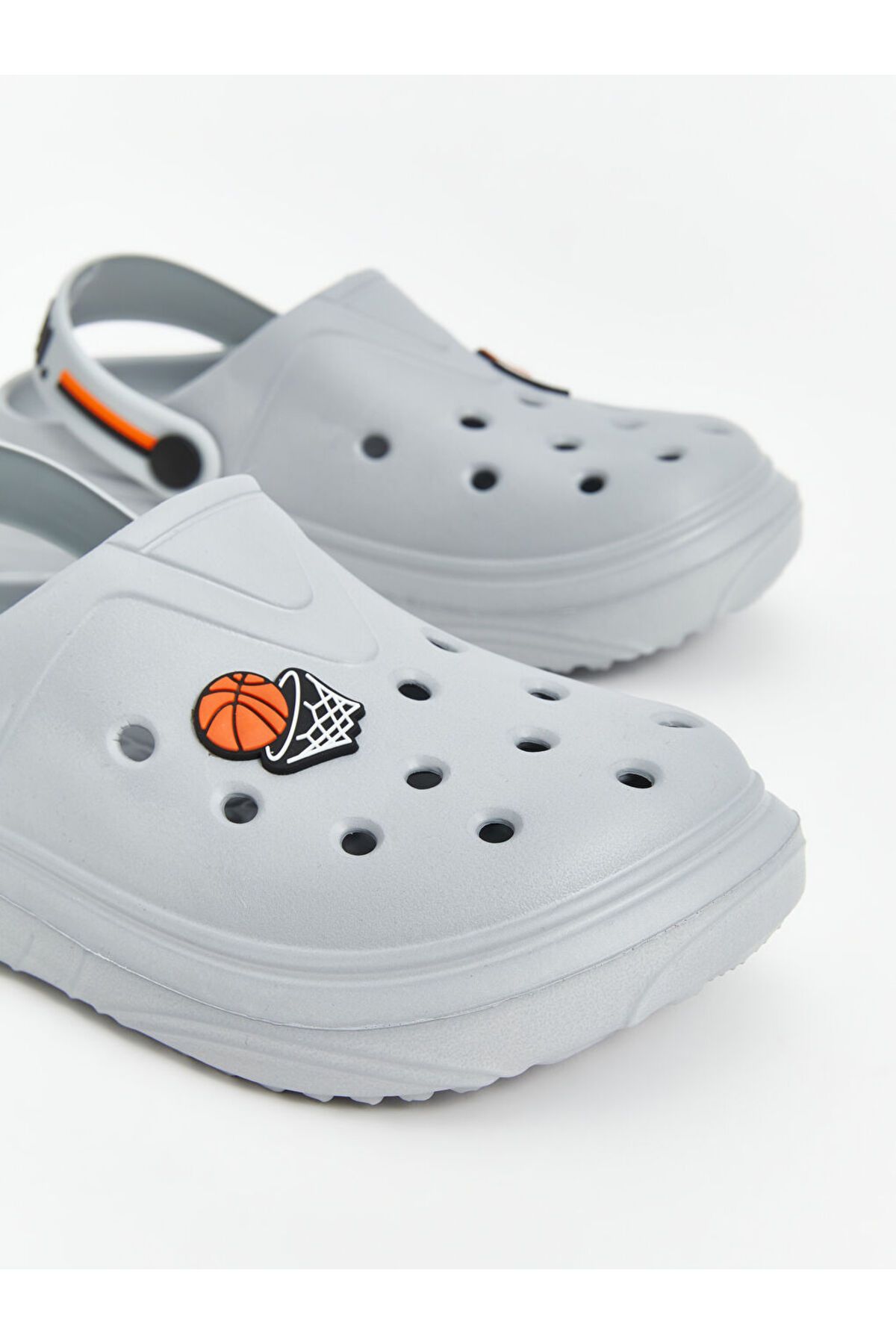 LC Waikiki-Lcw Steps Gray Printed Boys' Beach Sandals 3