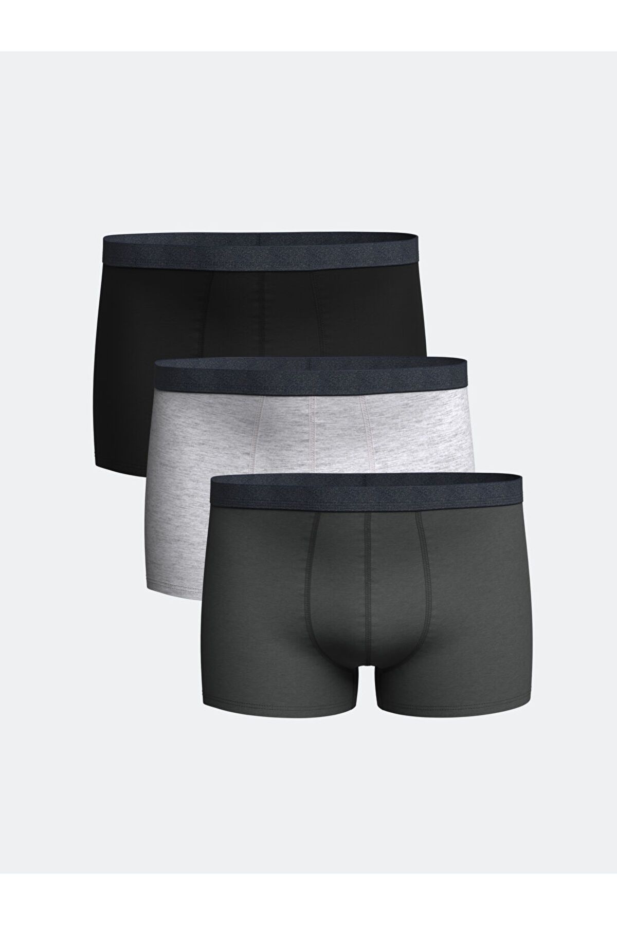 LC Waikiki Yeni Sezon Standart Kalip Pamuklu Esnek Erkek Boxer 3'lu - S50126Z8