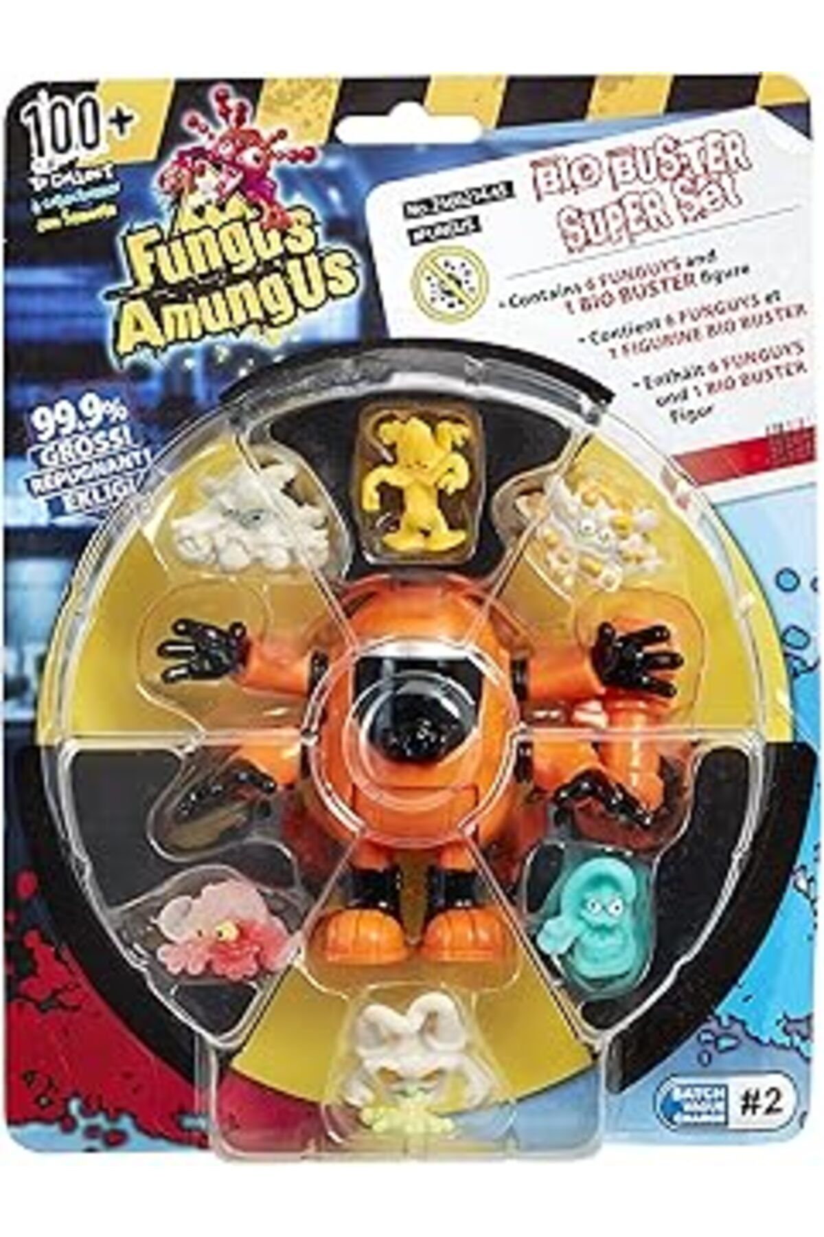 NETWORK ART Fun/22538 Fungus Amangus Bio Buster Figür Set 3-12 Yaş