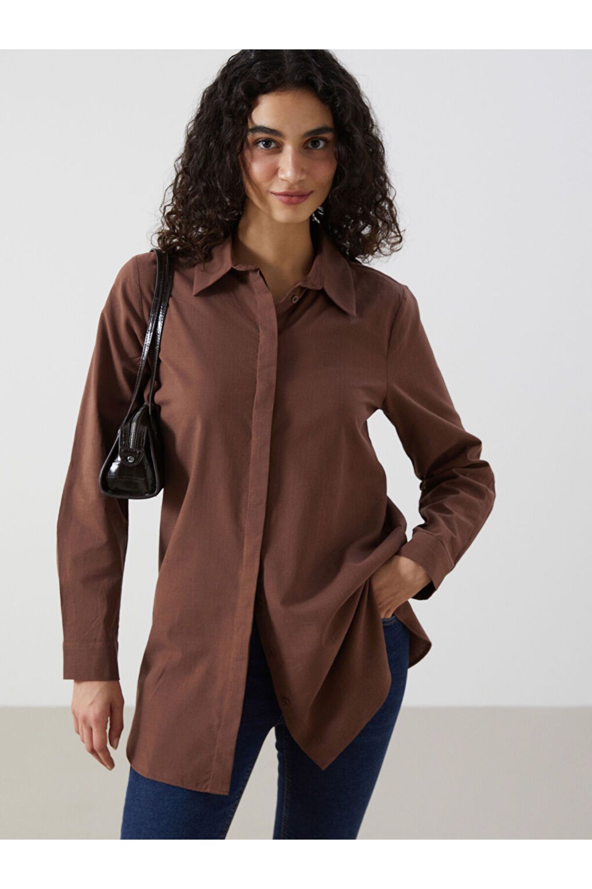 LC Waikiki Regular Fit Kadın Gömlek Tunik