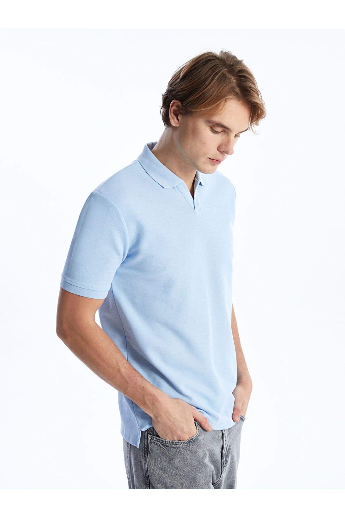 LC Waikiki Yeni Sezon Polo Yaka Kisa Kollu Erkek Tisort - S47338Z8