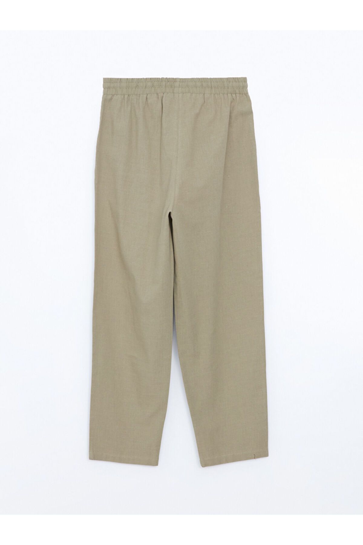 LC Waikiki-New Season Elastic Waist Linen Blend Women's Trousers - S5Hm22Z8 6