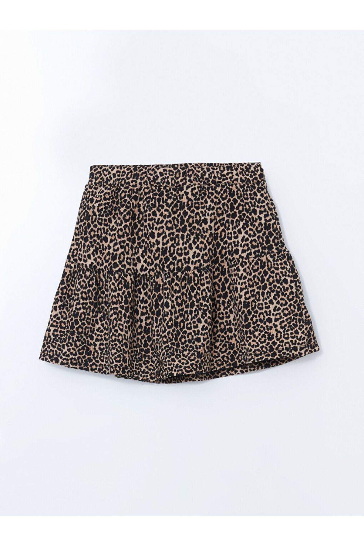 LC Waikiki-Leopard Patterned Girl's Skirt with Elastic Waist 1