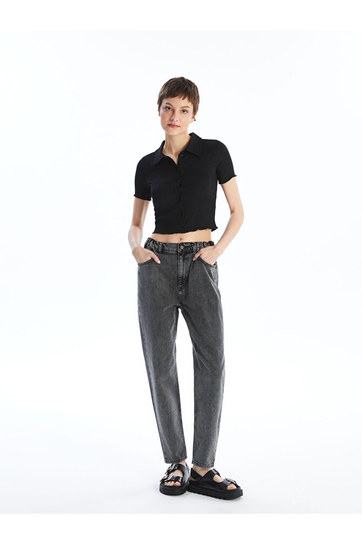 LC Waikiki LCW Mom Fit Kadın Jean Pantolon