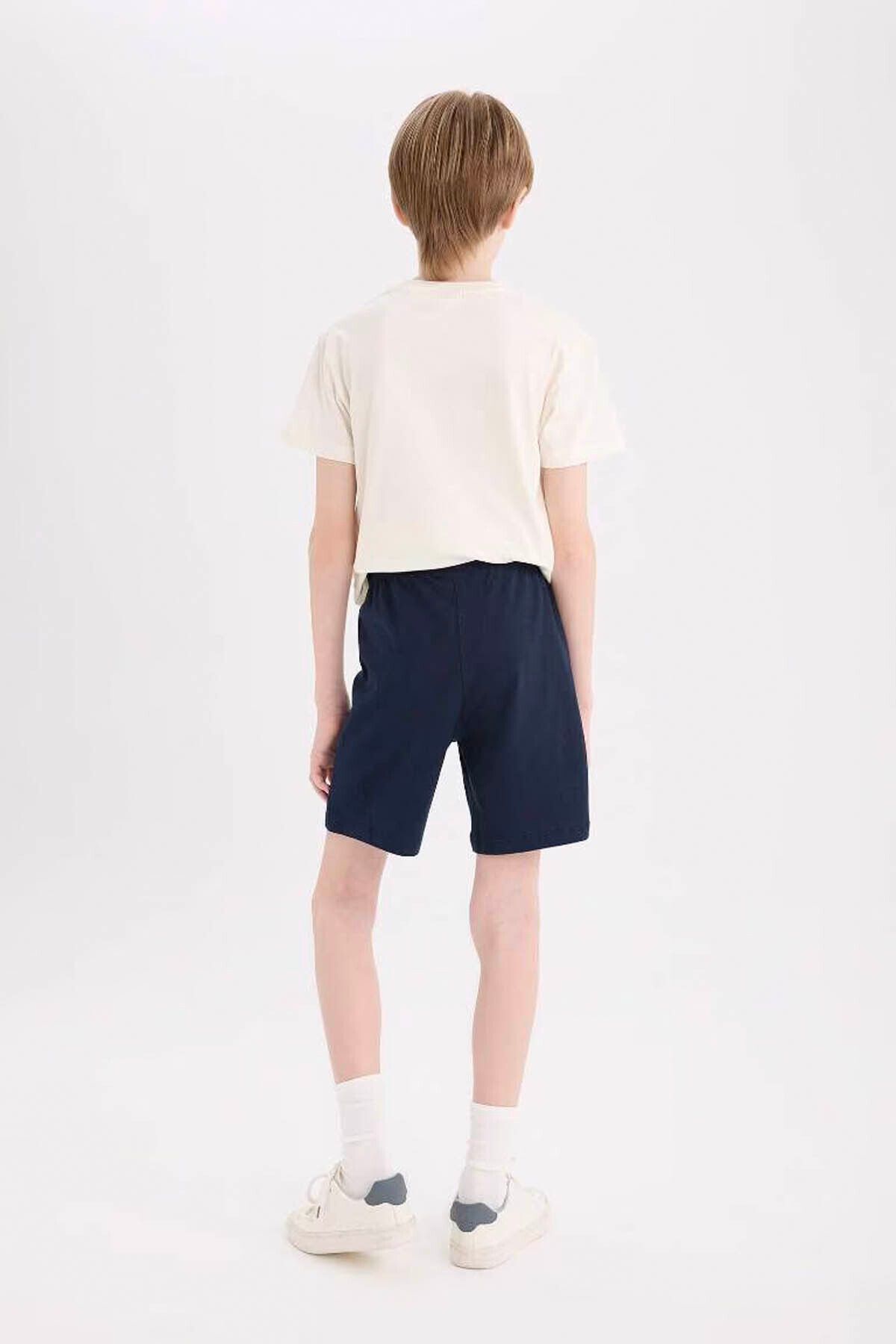 DeFacto-Ecru Boy's Top and Bottom Set E4691A8/Er118 5