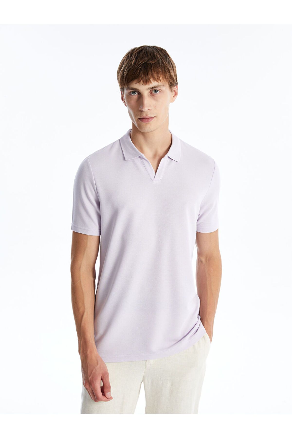 LC Waikiki Yeni Sezon Polo Yaka Kisa Kollu Erkek Tisort - S4FP63Z8
