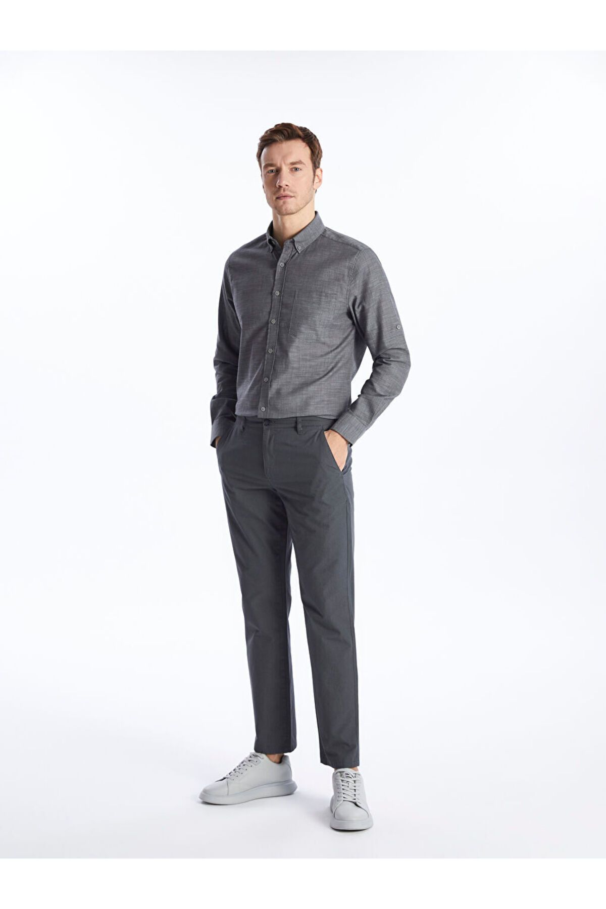 LC Waikiki Yeni Sezon Genis Kalip Erkek Chino Pantolon - S41708Z8