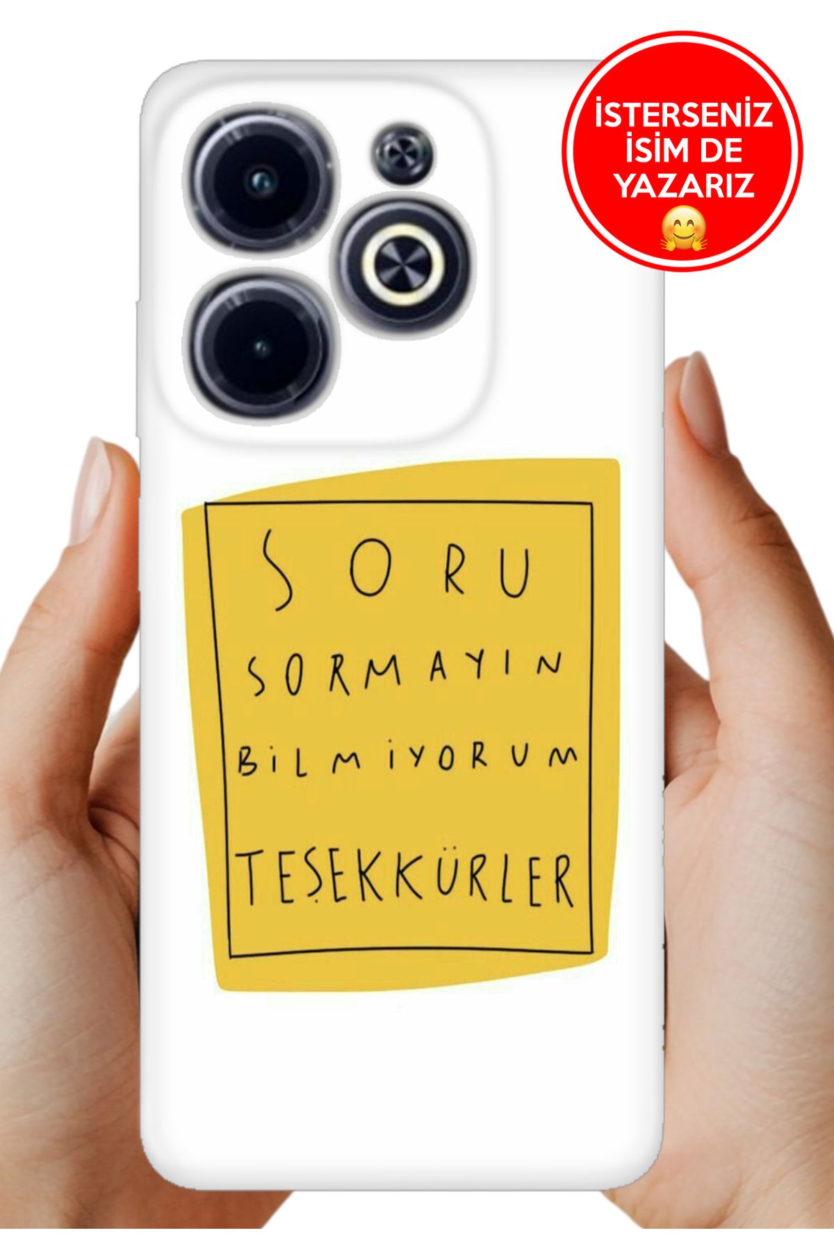 Cekuonline İnfinix Hot 40i (X6528B) Kılıf Tam Rubber Esnek Silikon Full Koruma Soru Sormayın