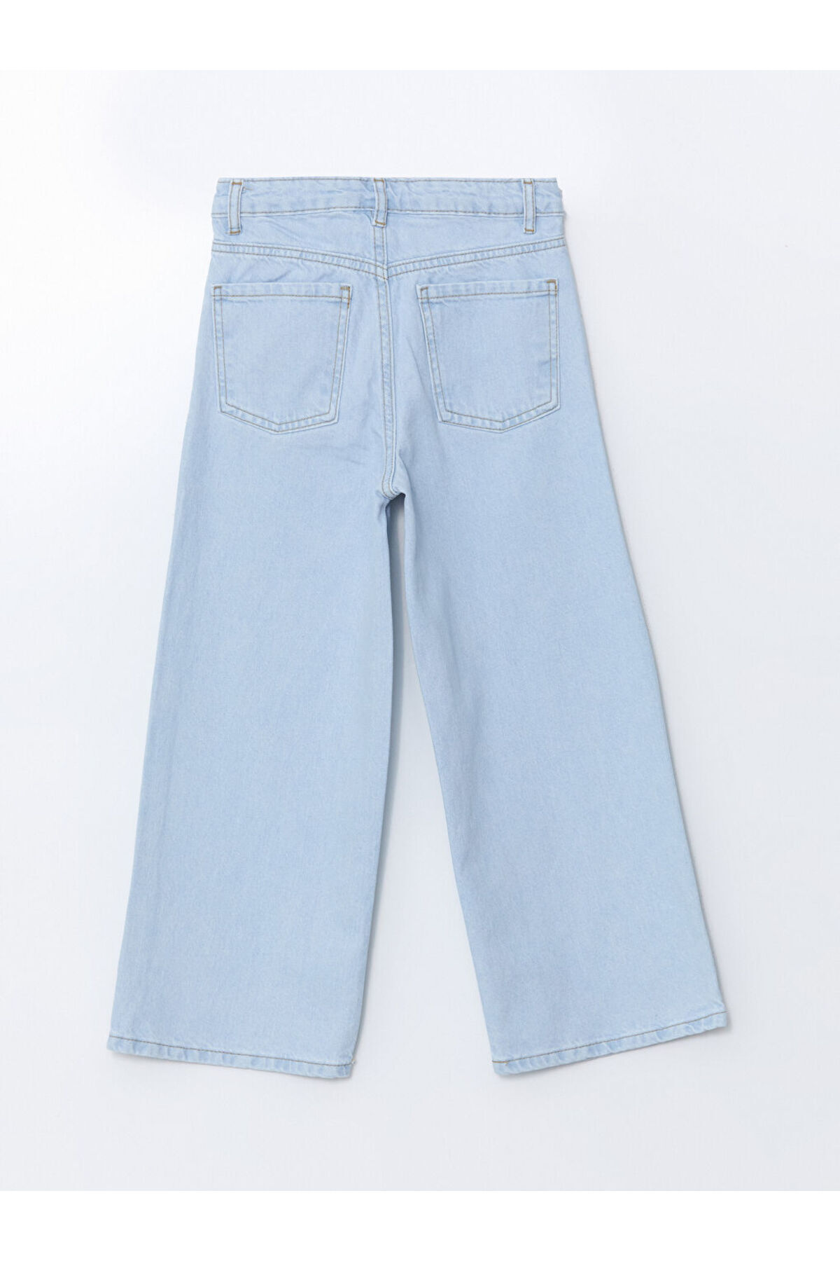 LC Waikiki-Lcw Girl's Jeans Trousers with Adjustable Elastic Waist 3