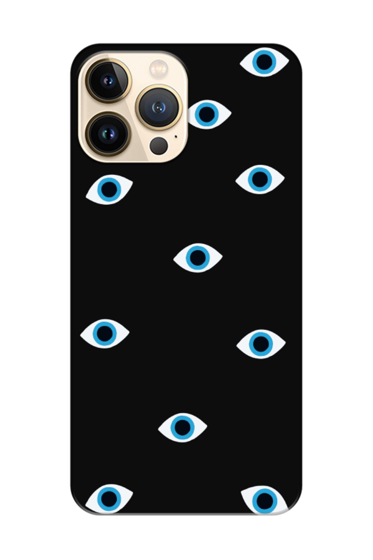 iPhone 13 Pro Max Evil Eye Black Phone Case