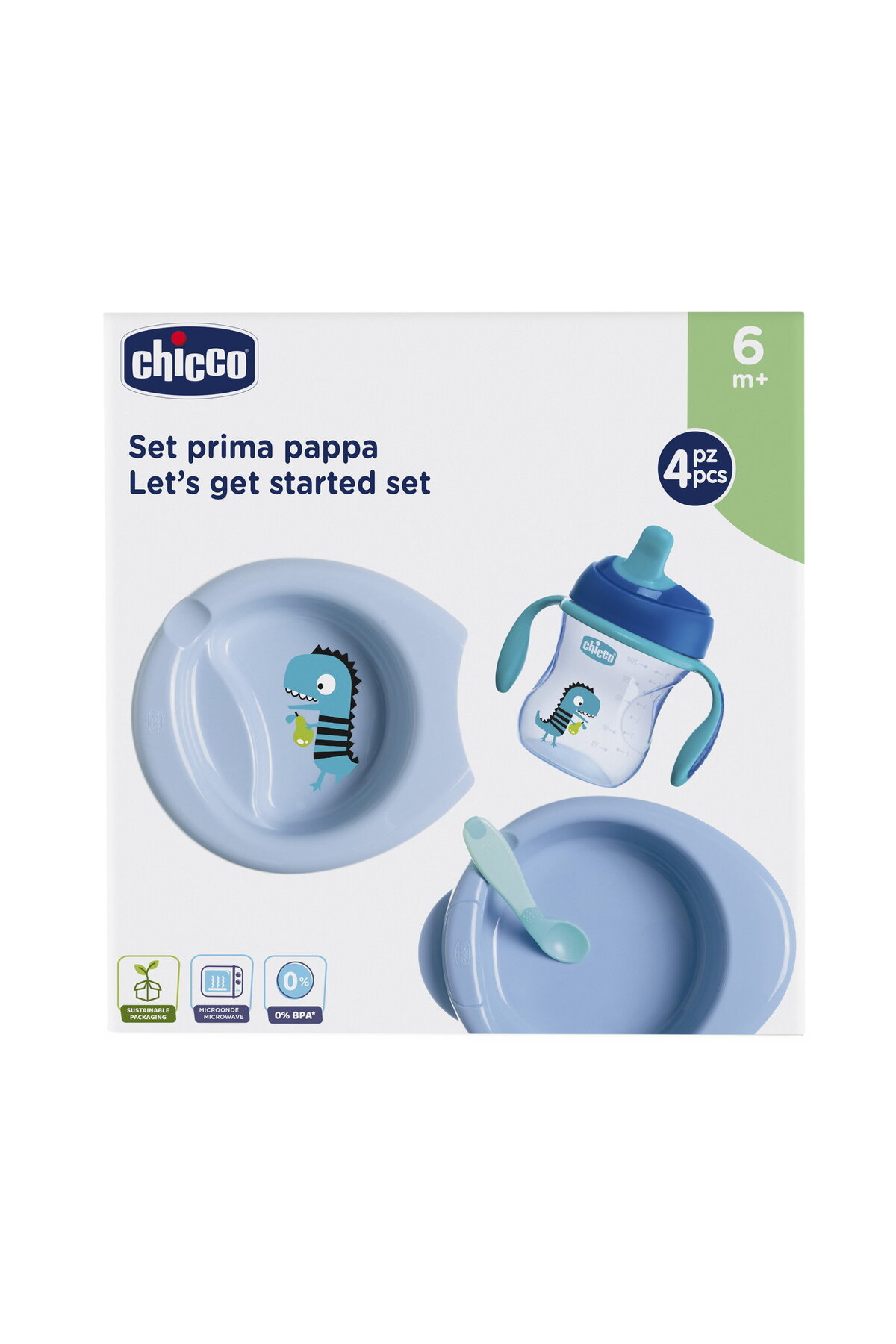 Chicco YEMEK SETI 6M MAVI fotoğrafı 7 (önizleme)