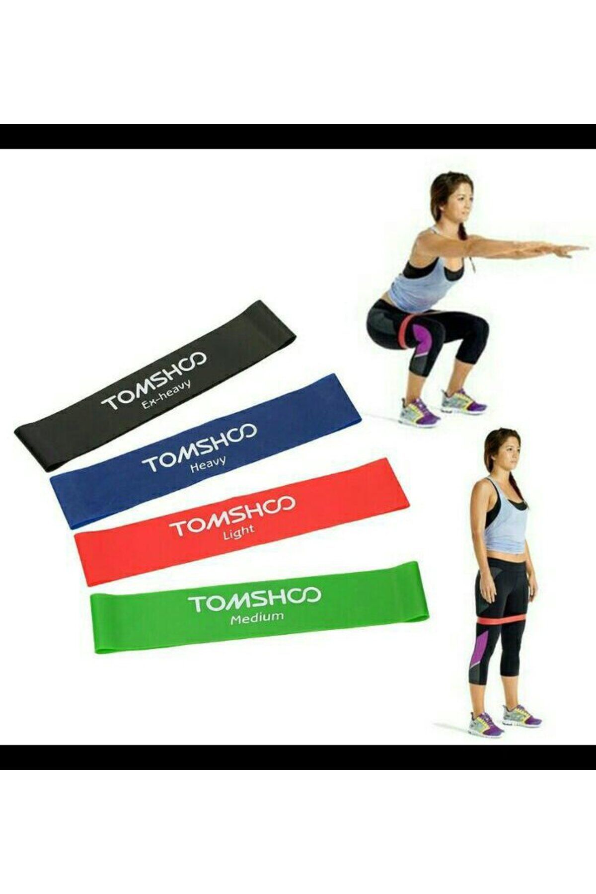 Generic-4 Piece Resistance Bands Set 1