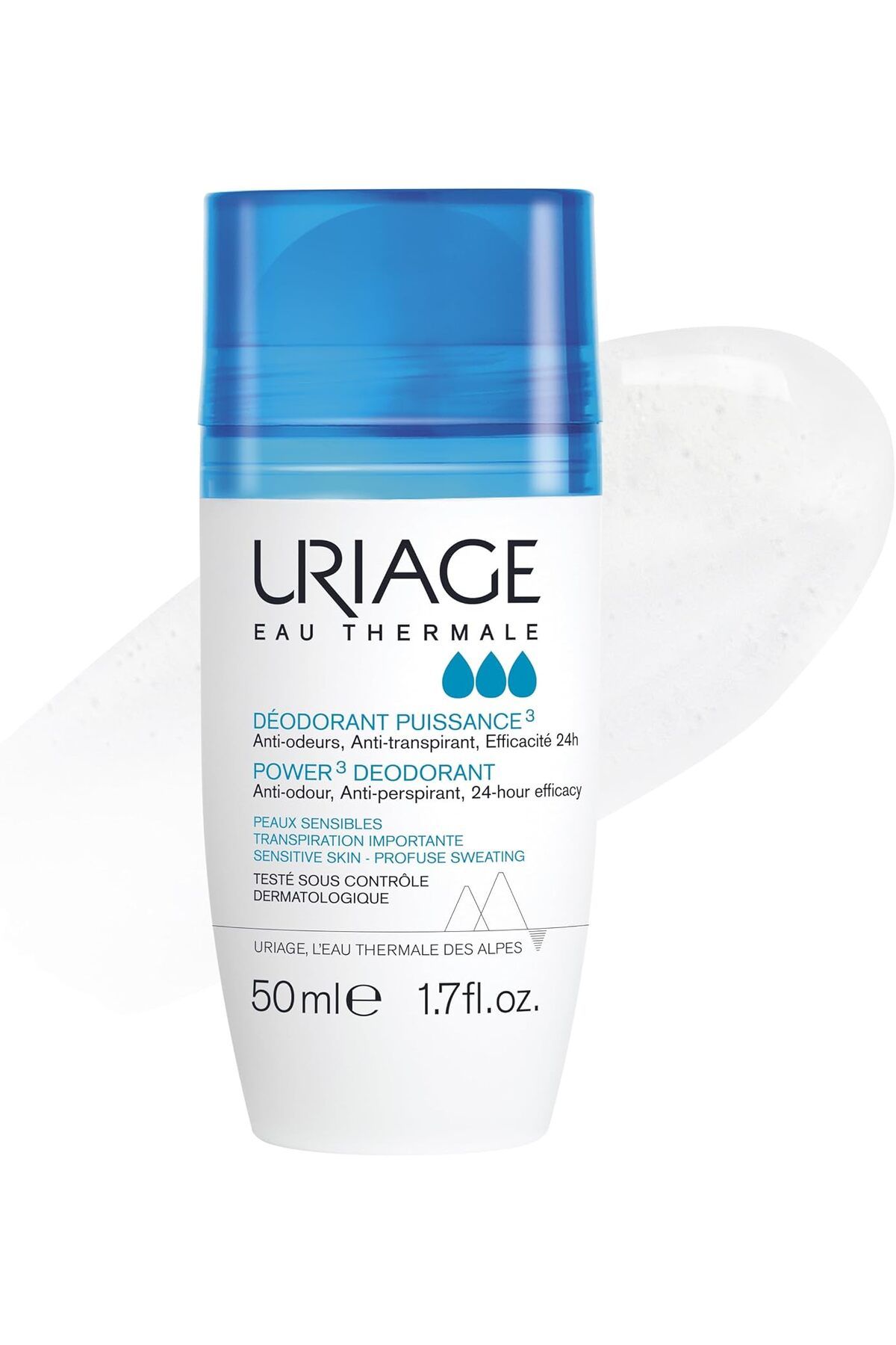 Uriage-Uriage Power 3 Roll-On Deodorant 50ml 2