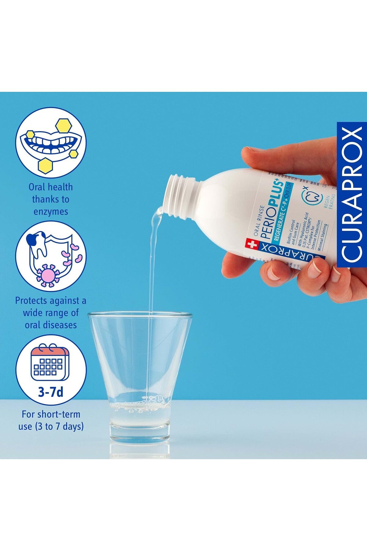 Curaprox-CURAPROX Perio Plus Regenerate Mouthwash, 200 ml, CPP209 3