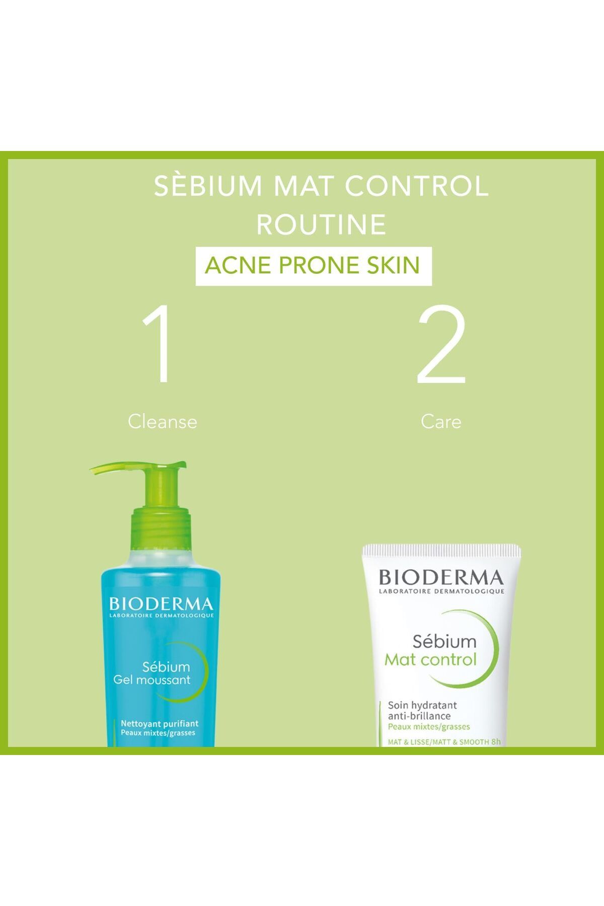Bioderma-Sebium Mat Control Mattifying Anti-Shine Care Cream for Combination and Oily Skin 30 ml 13