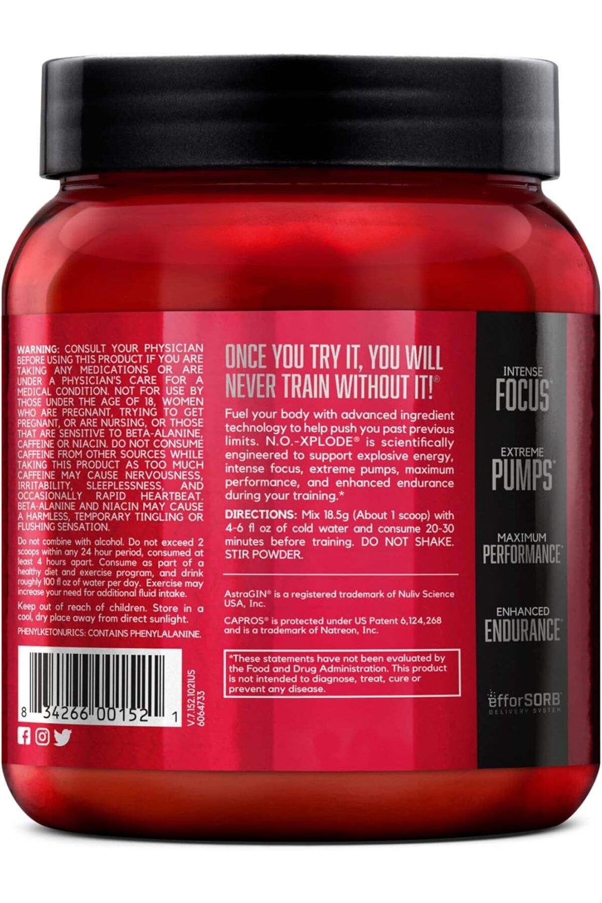 BSN-NO-Xplode, Fruit Punch, 30, Supports Explosive Energy, Enhanced Endurance 21