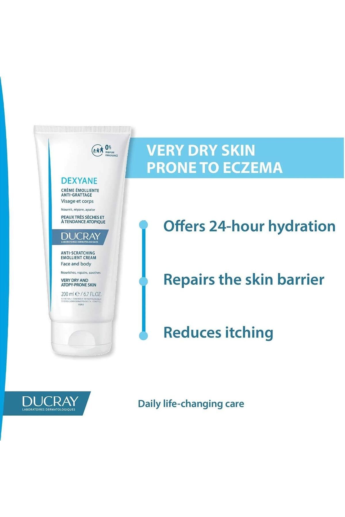 Ducray-Ducray Dexyane Anti-scratching emollient cream 200 ml 12