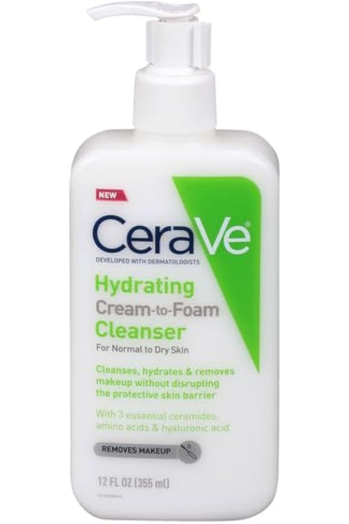 CeraVe-Cleanser Hydrating Cream-to-Foam 2