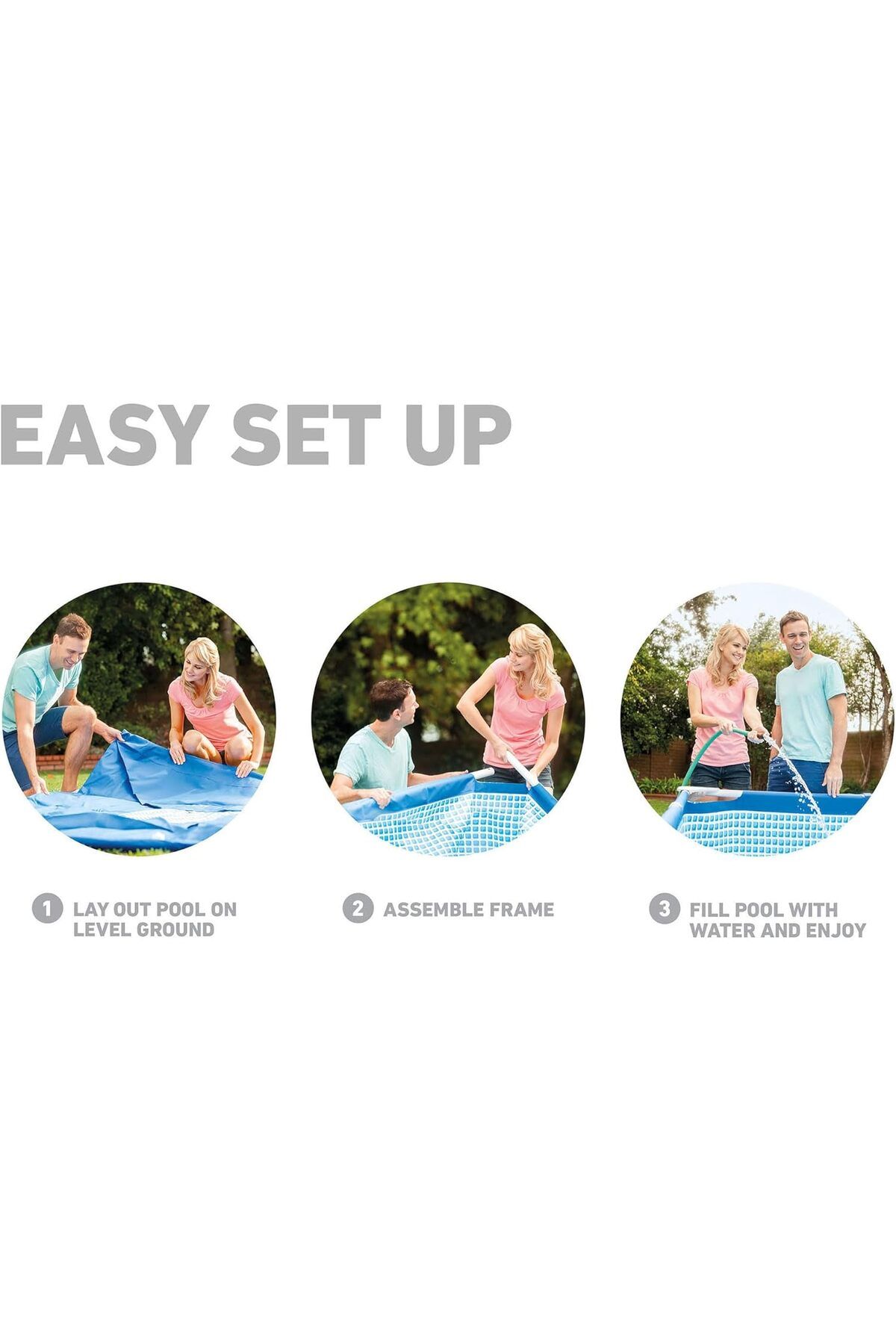 Intex-Rectangular Metal Frame Pool - 28273 5