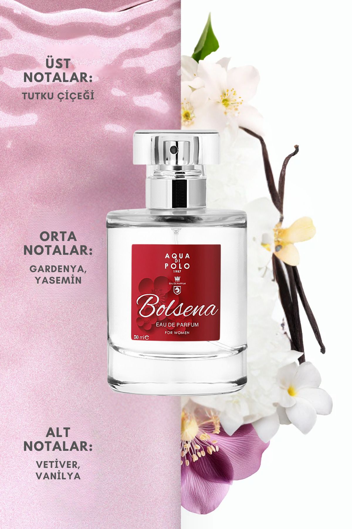 Aqua Di Polo 1987 عطر زنانه 50 میلی لیتر با نام بولسنا از برند آکوا دی پولو ۱۹۸۷