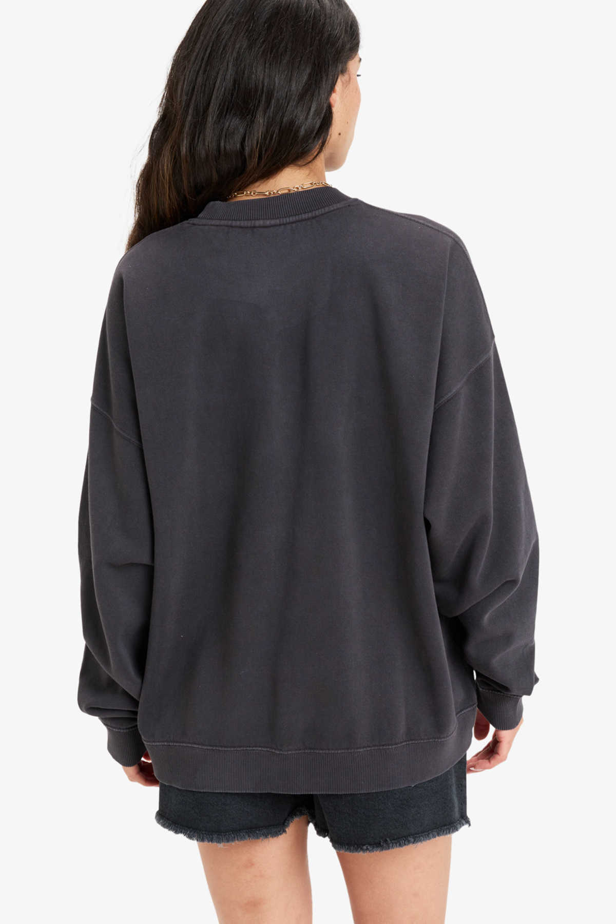 Roxy-Sweatshirt mit Rundhalsausschnitt für Damen – 55 % Algodon, 25 % recyceltes Algodon-Stoff 2