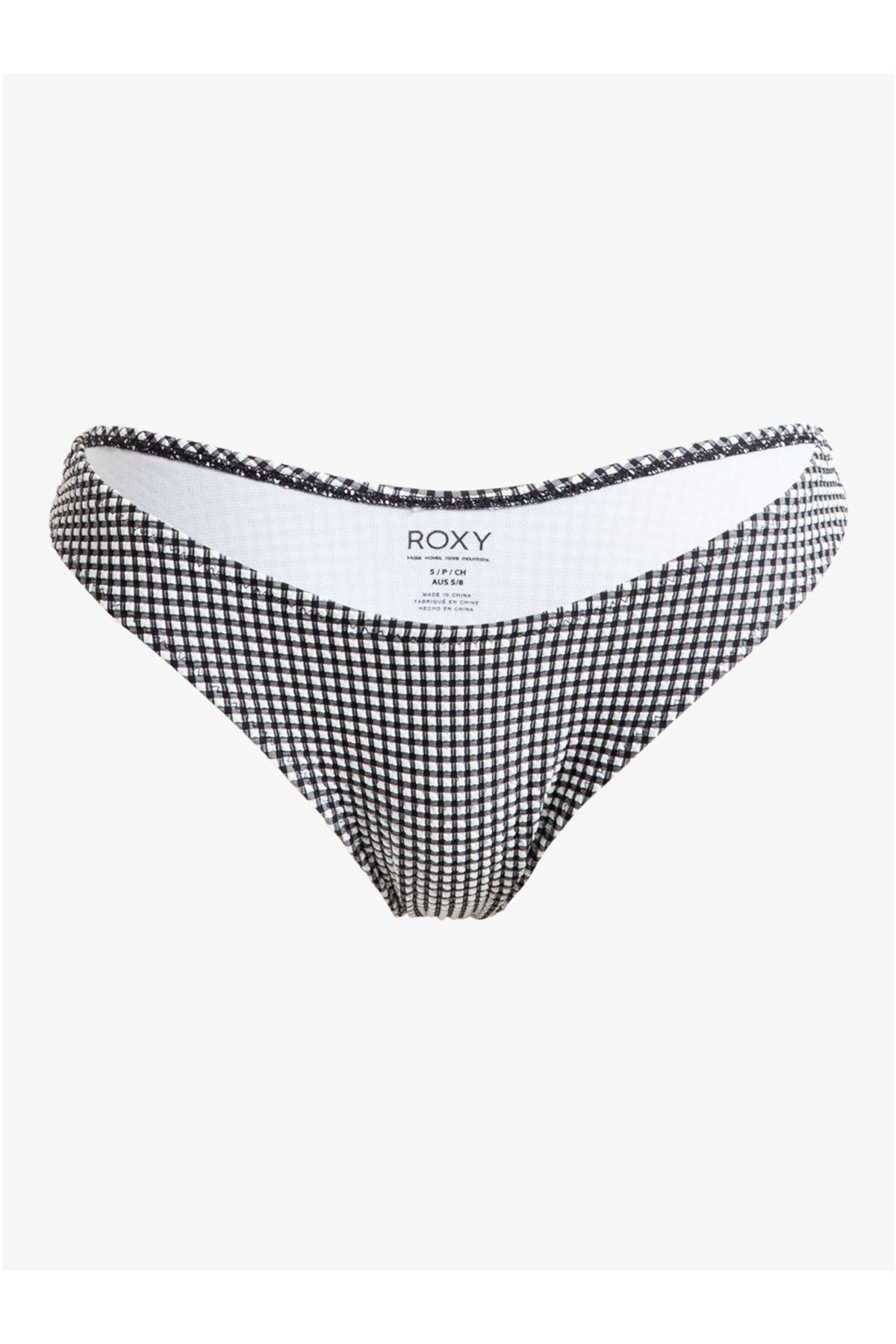Roxy-Skimpy Coverage Bikini Bottoms for Women. Features Include:, Collection: Gingham Collecti 4