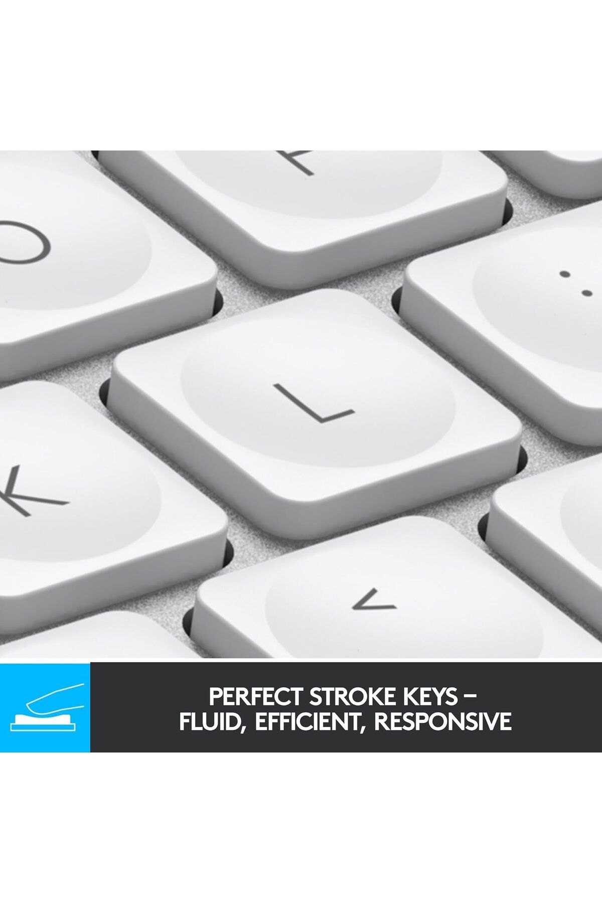 logitech-لوحة مفاتيح MX Keys Mini Minimalist اللاسلكية المضيئة، صغيرة الحجم، بلوتوث، إضاءة خلفية، USB-C، 7