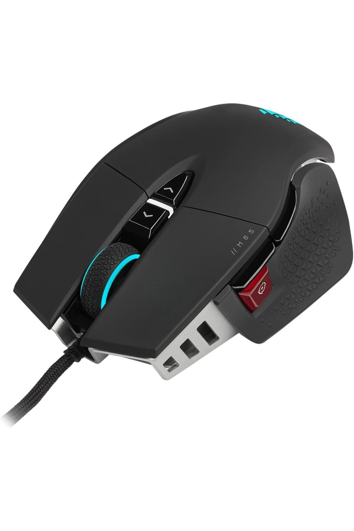 Corsair-M65 RGB ULTRA Mouse Gaming Adjustable FPS - CORSAIR MARKSMAN 26,000 DPI Optical Sensor, Opti 4