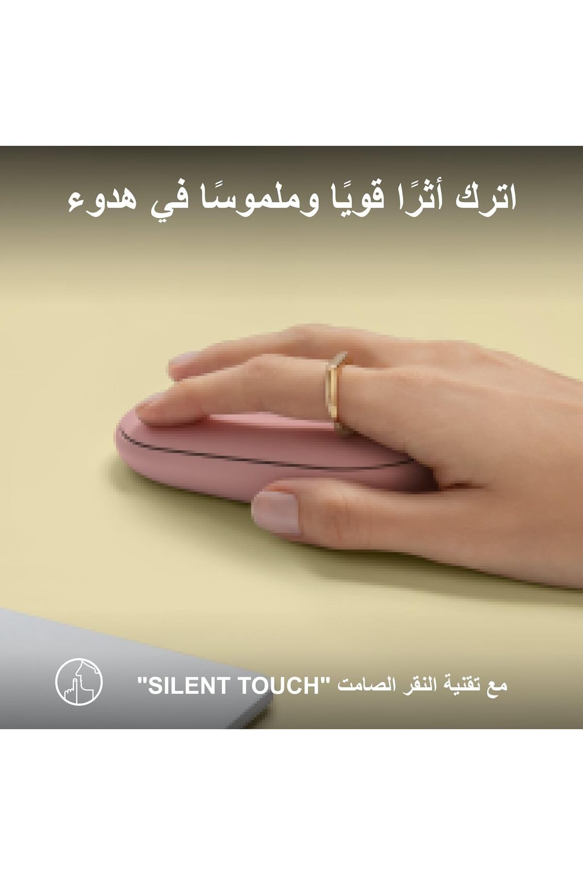 logitech-Pebble Mouse 2 M350s Slim Bluetooth Wireless Mouse, Portable, Customisable Button, Quiet Cl 5