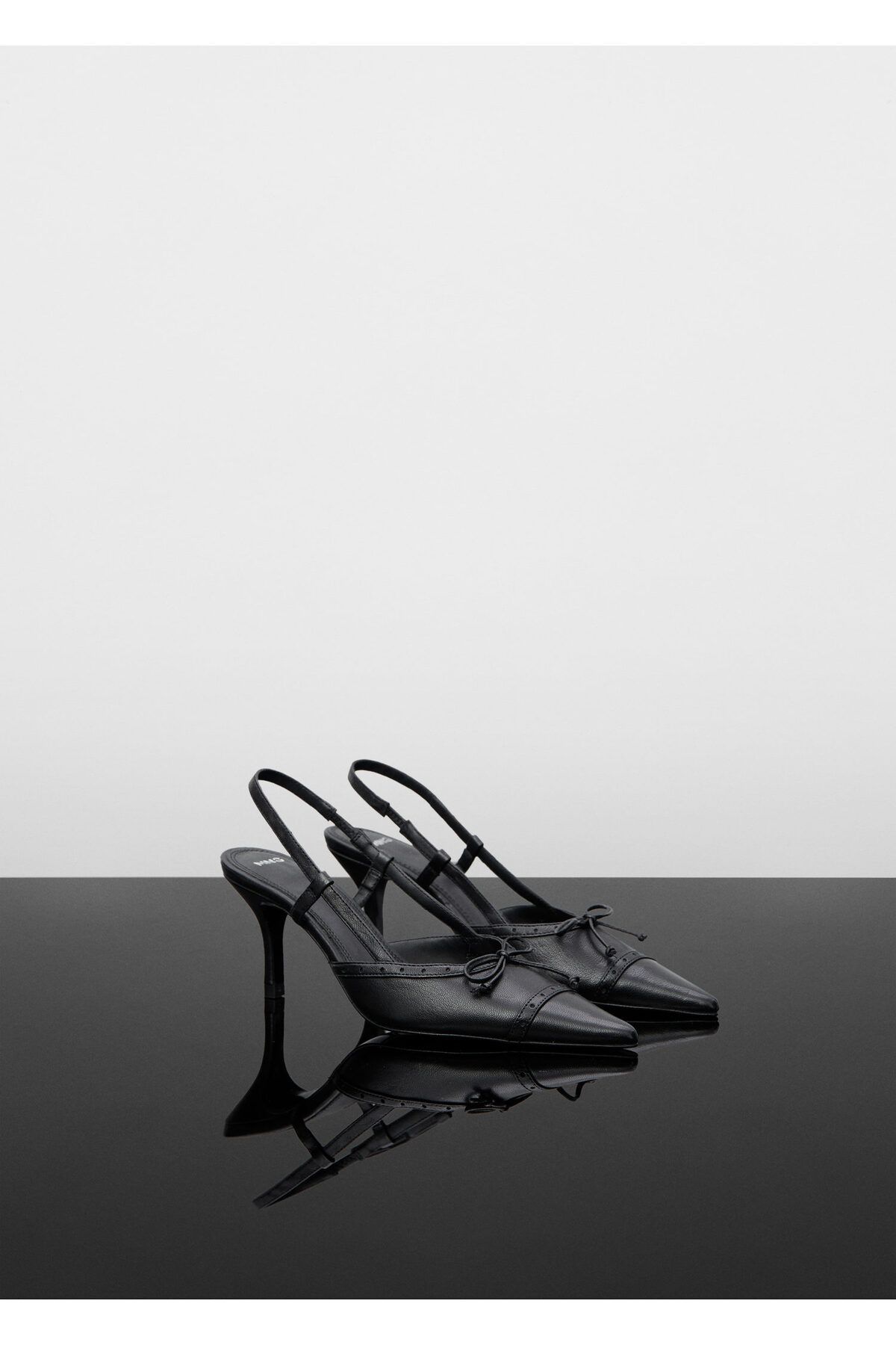 MANGO Woman-Czarne damskie klasyczne buty 67040446 7
