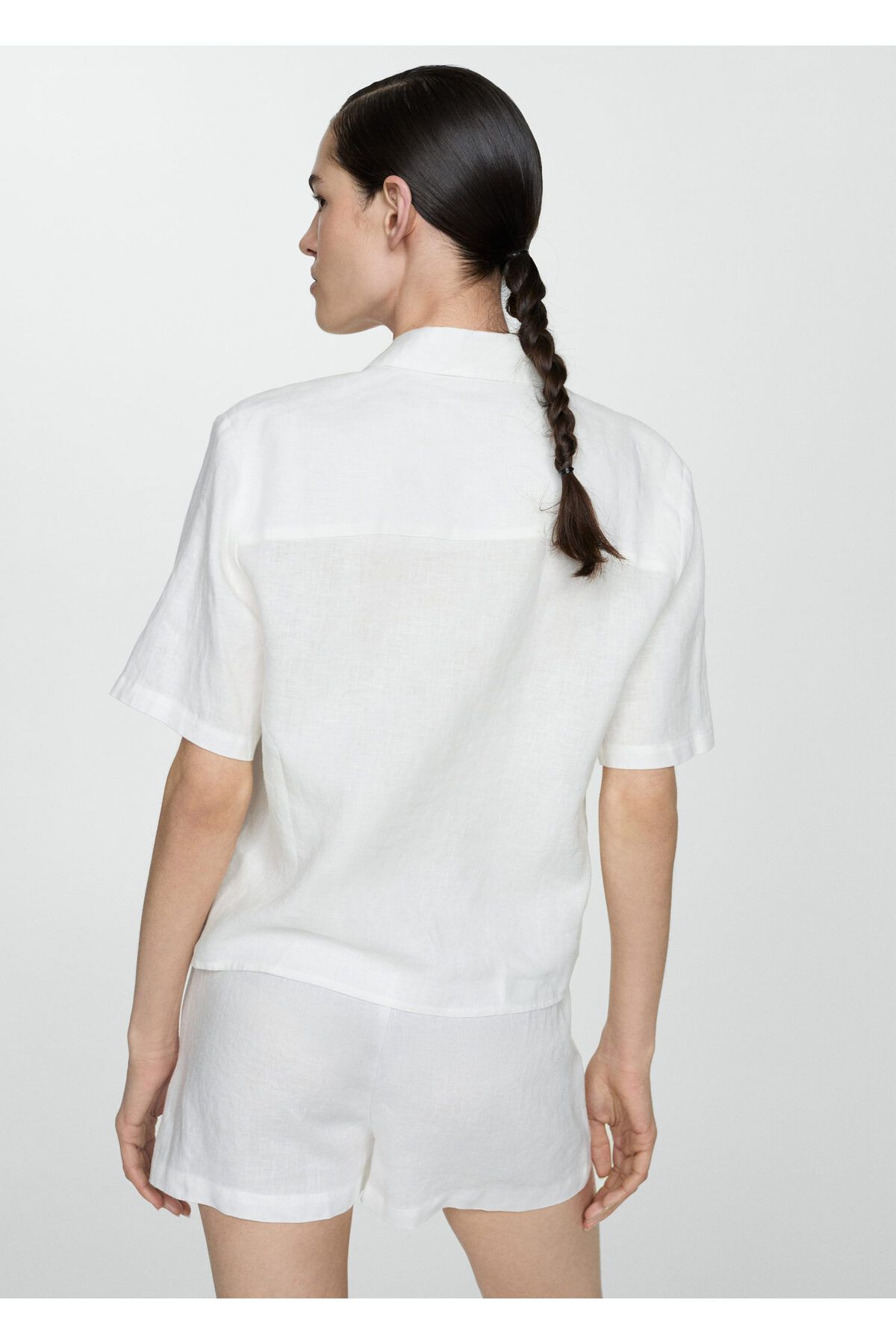 MANGO Woman-Weißes Pyjama-Oberteil für Frauen 67086042 7